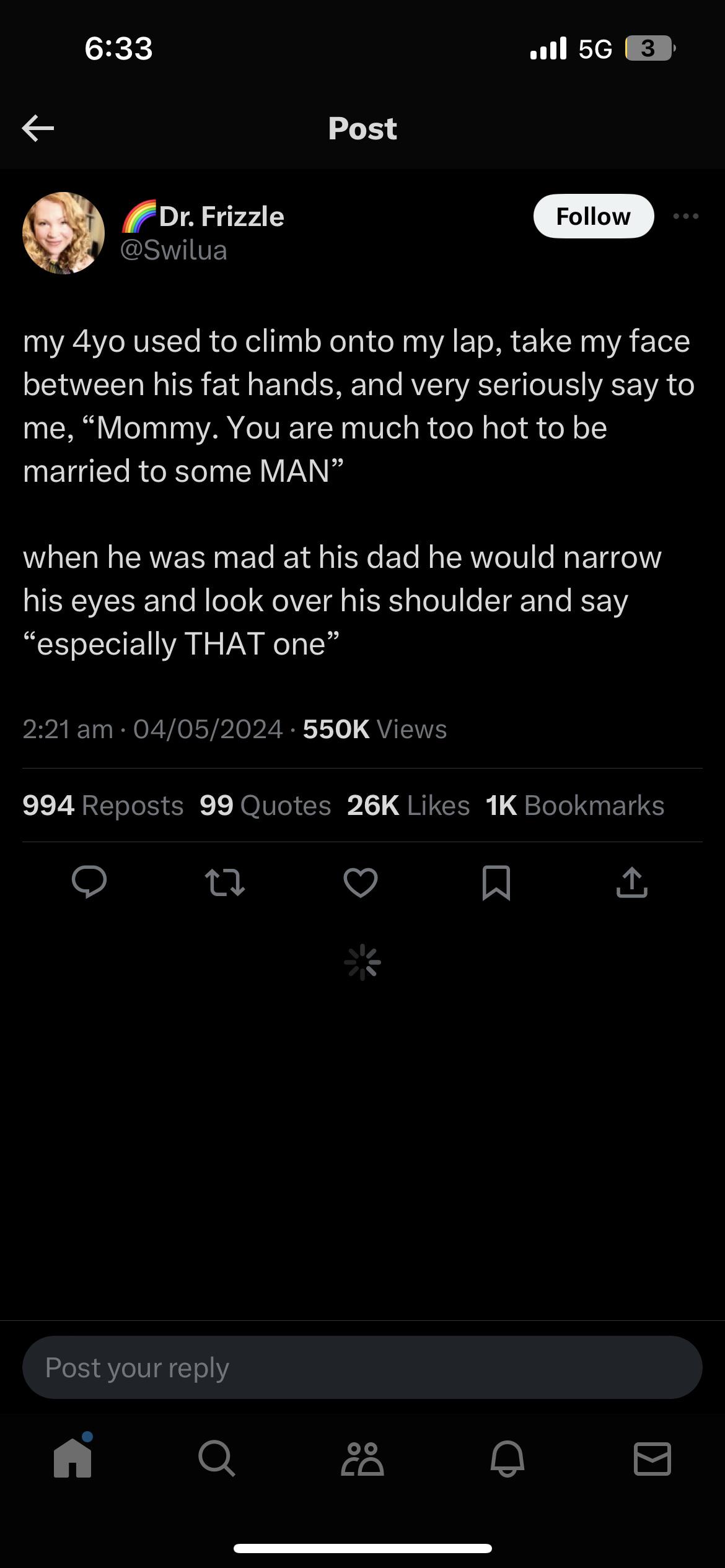 The 4 year old doesn’t care at all about looks r/thatHappened