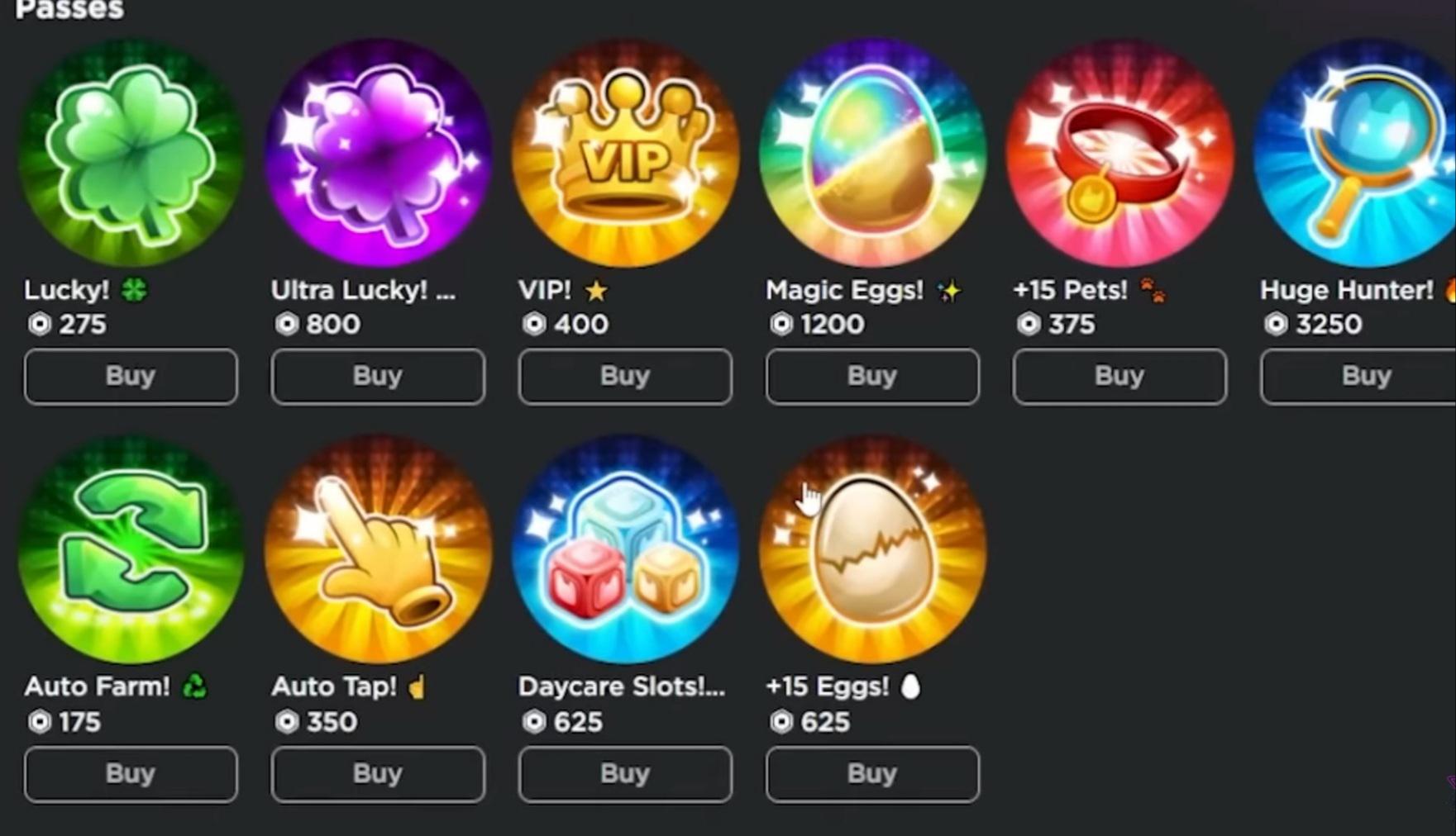 Gamepasses r/PetSimulator99