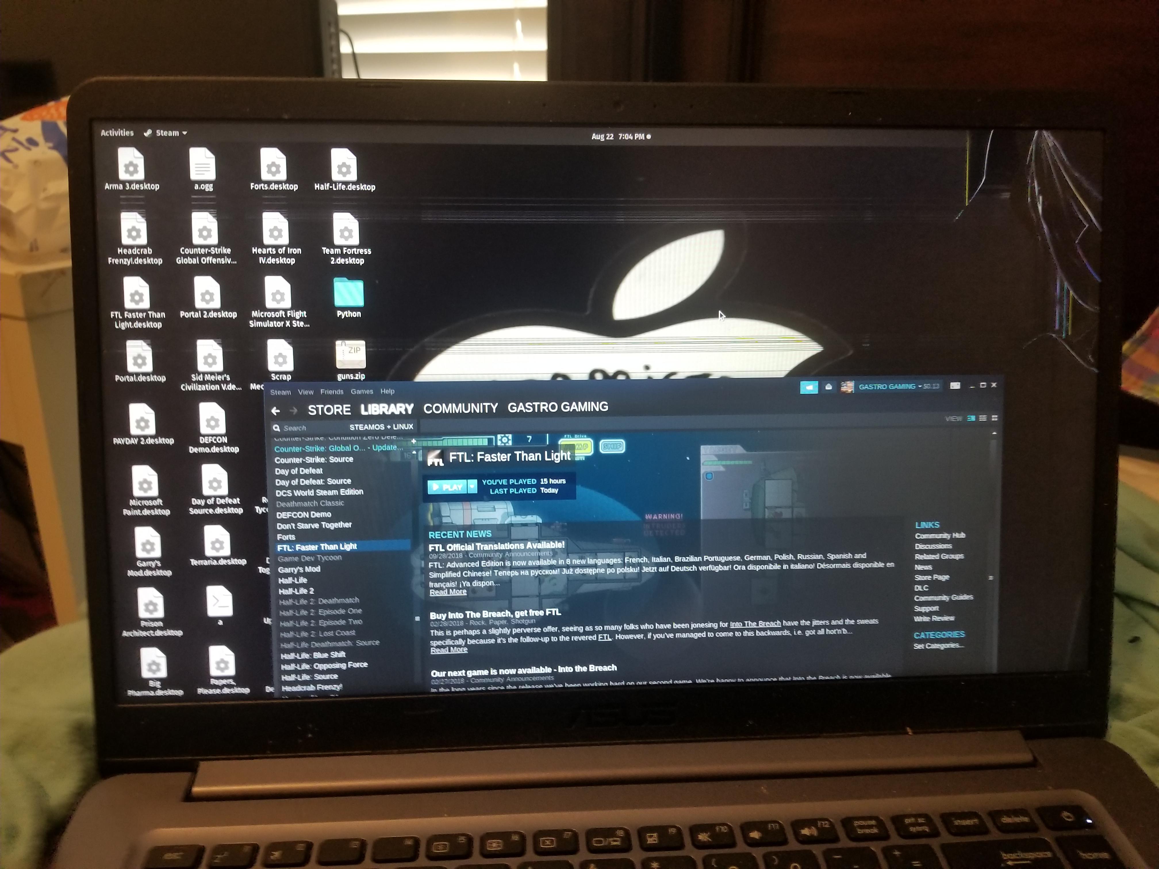 my laptop bags strap unhooked and broke my lcd there goes 50 r/extremelyinfuriating