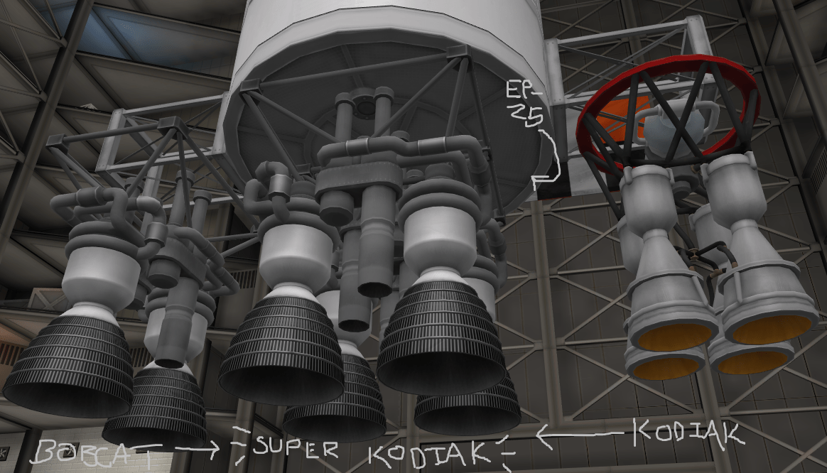 Two Bobcats and an Engine Plate = SUPER KODIAK r/KerbalSpaceProgram