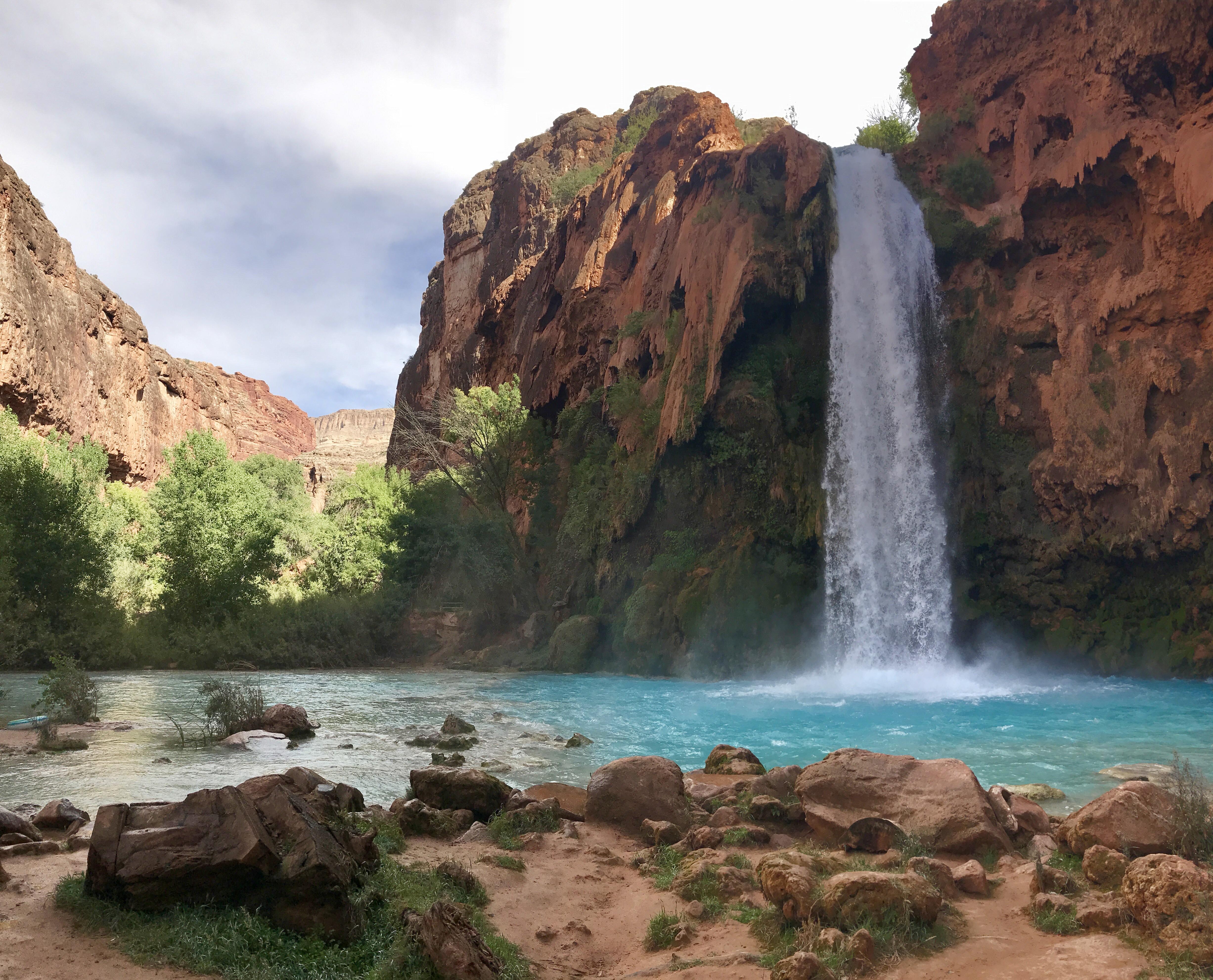 Got to walk through the Grand Canyon last September and swam in that
