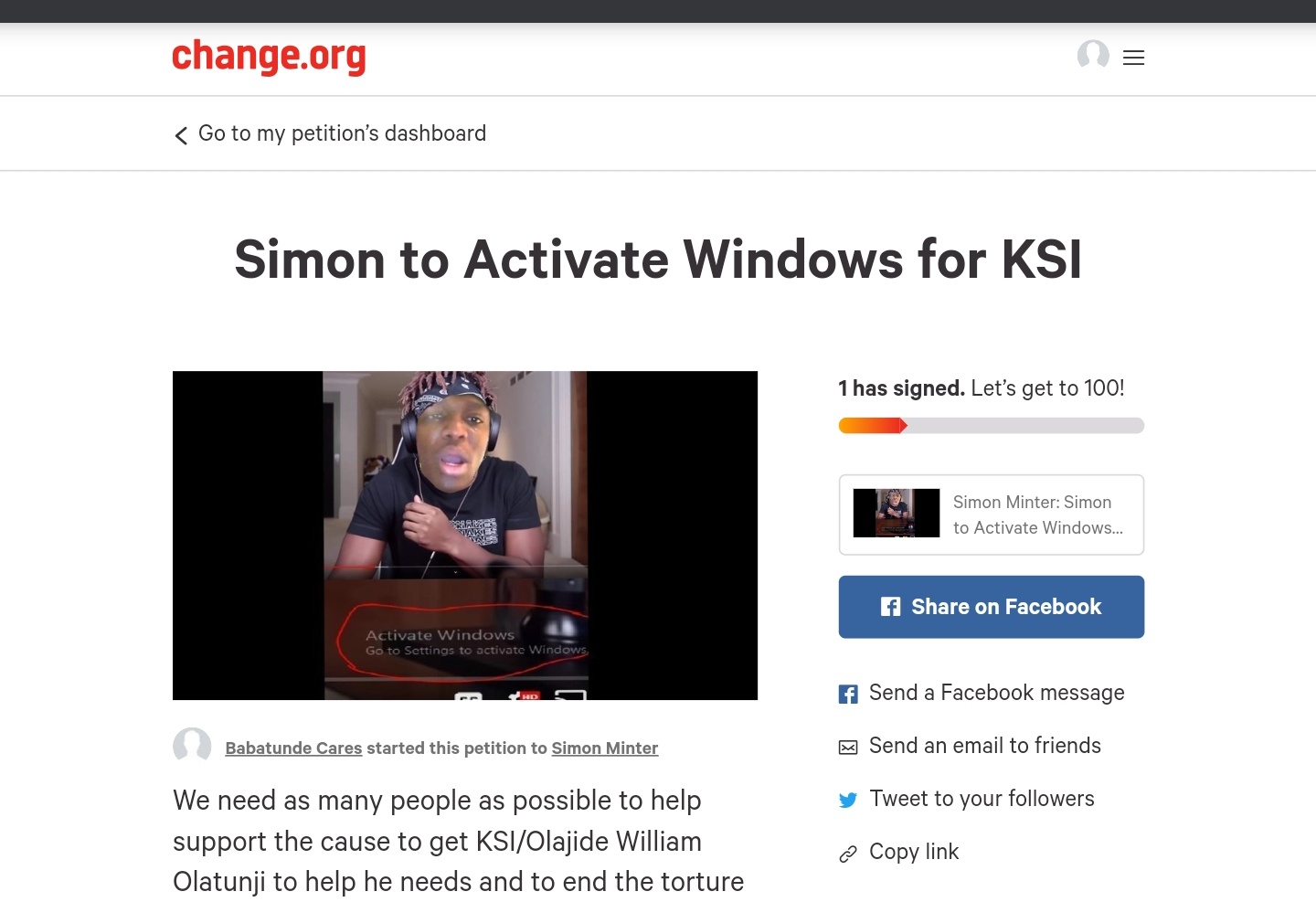 TO GET SIMON TO HELP JJ ACTIVATE WINDOWS (URL BELOW) r