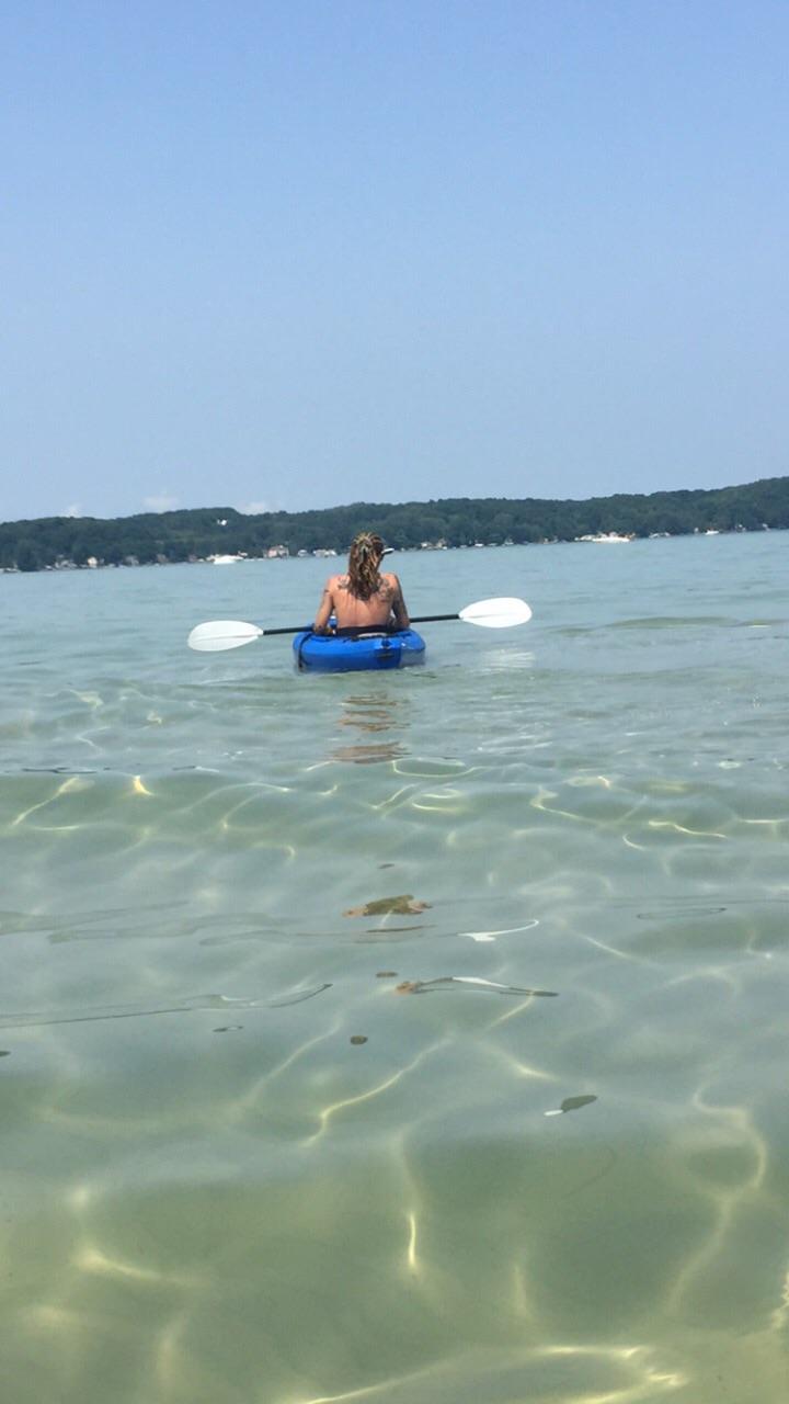 Kayaking at torch lake in Michigan today r/Kayaking