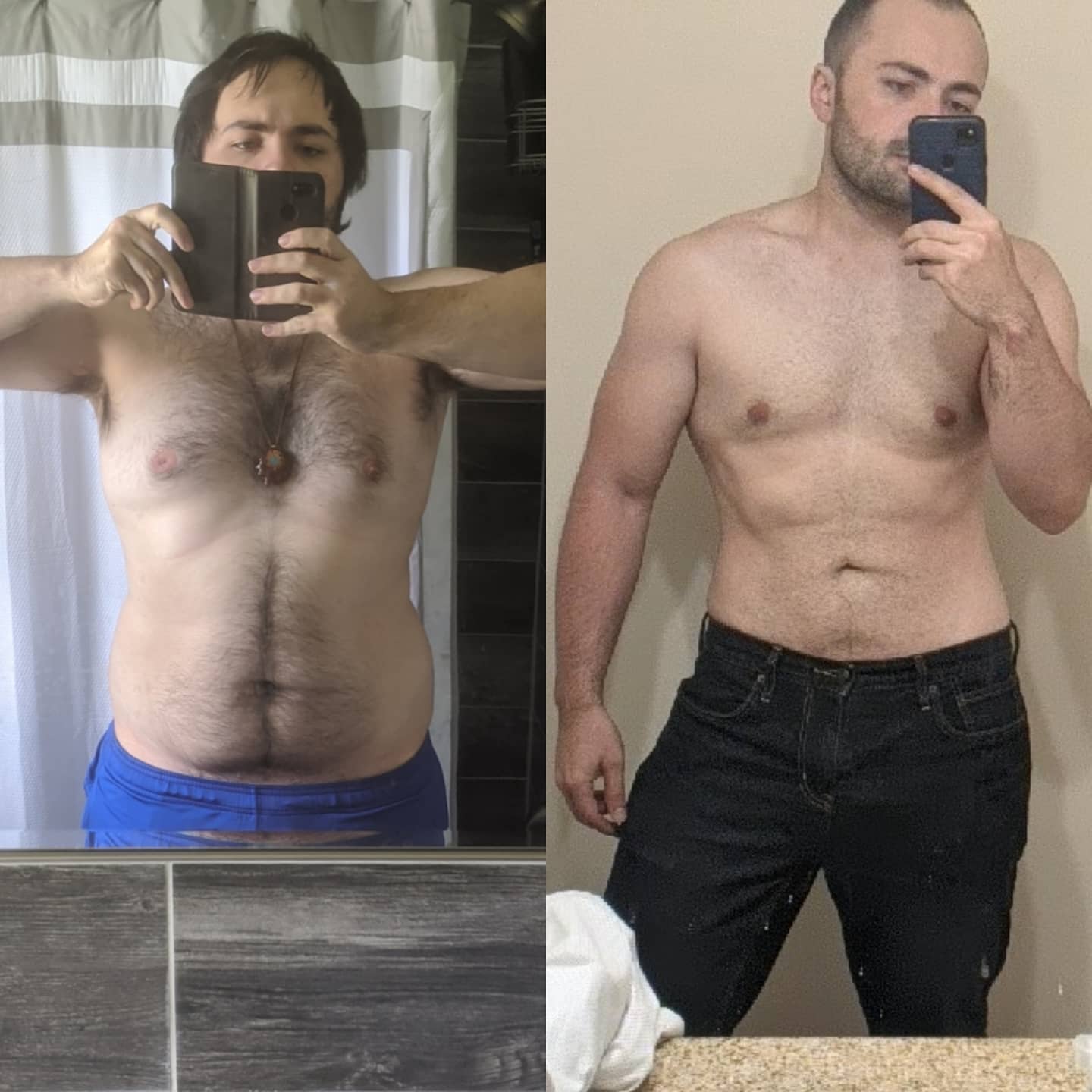 9 months of weight loss 255 to 203 r/swoletariat