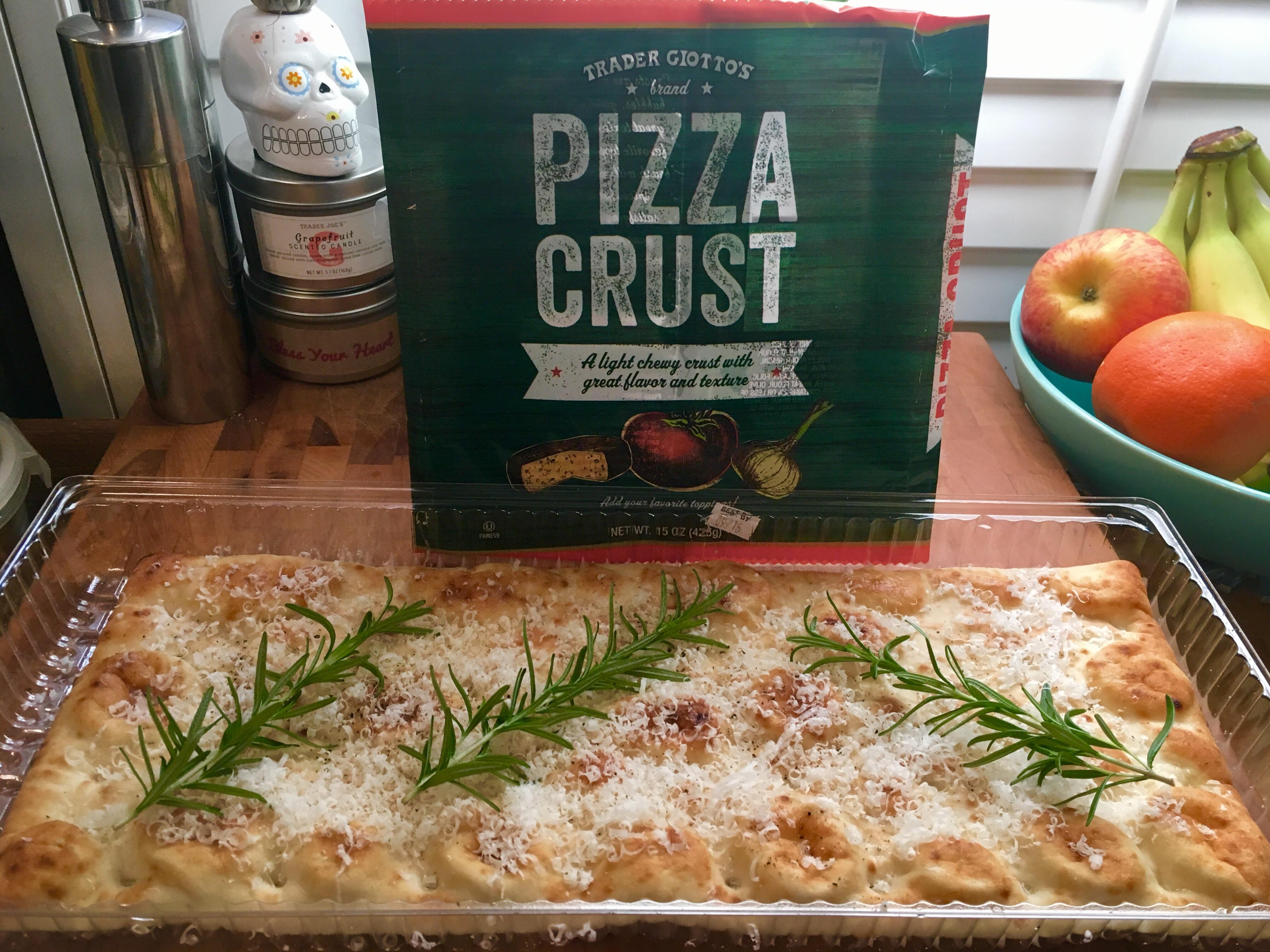 This pizza crust make really good flatbread. r/traderjoes