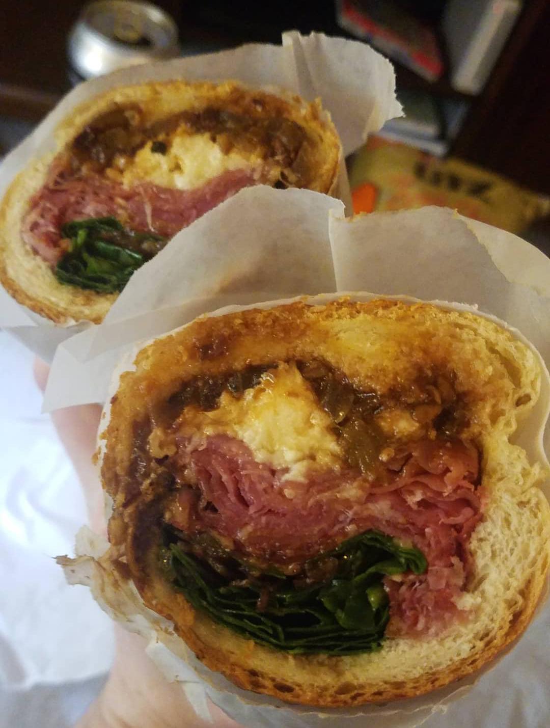 prosciutto, hot soppressata, capicola, fresh mozz, marinated red onion