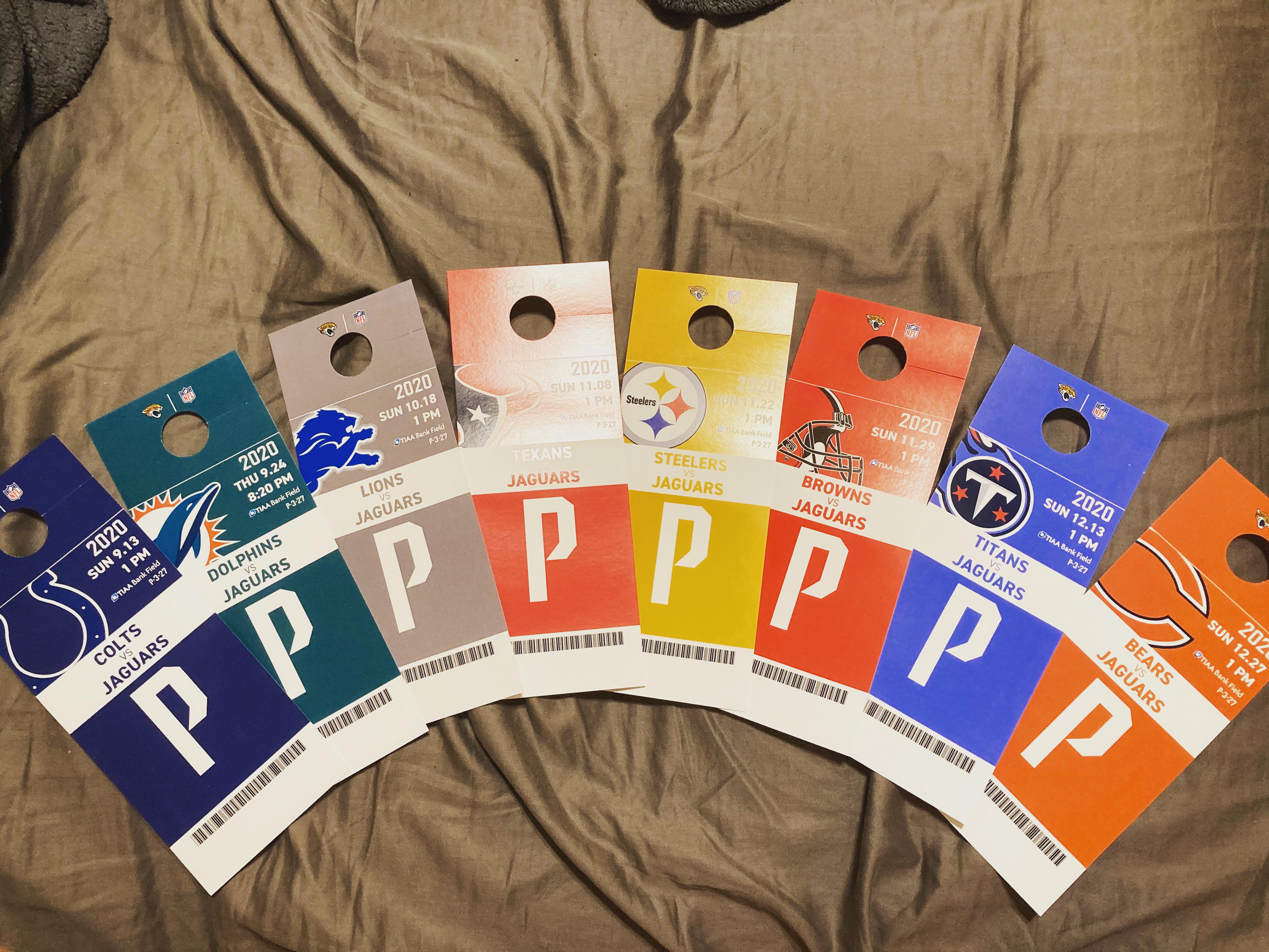 Parking Passes = The new physical ticket stubs? SO EXCITED! r/Jaguars