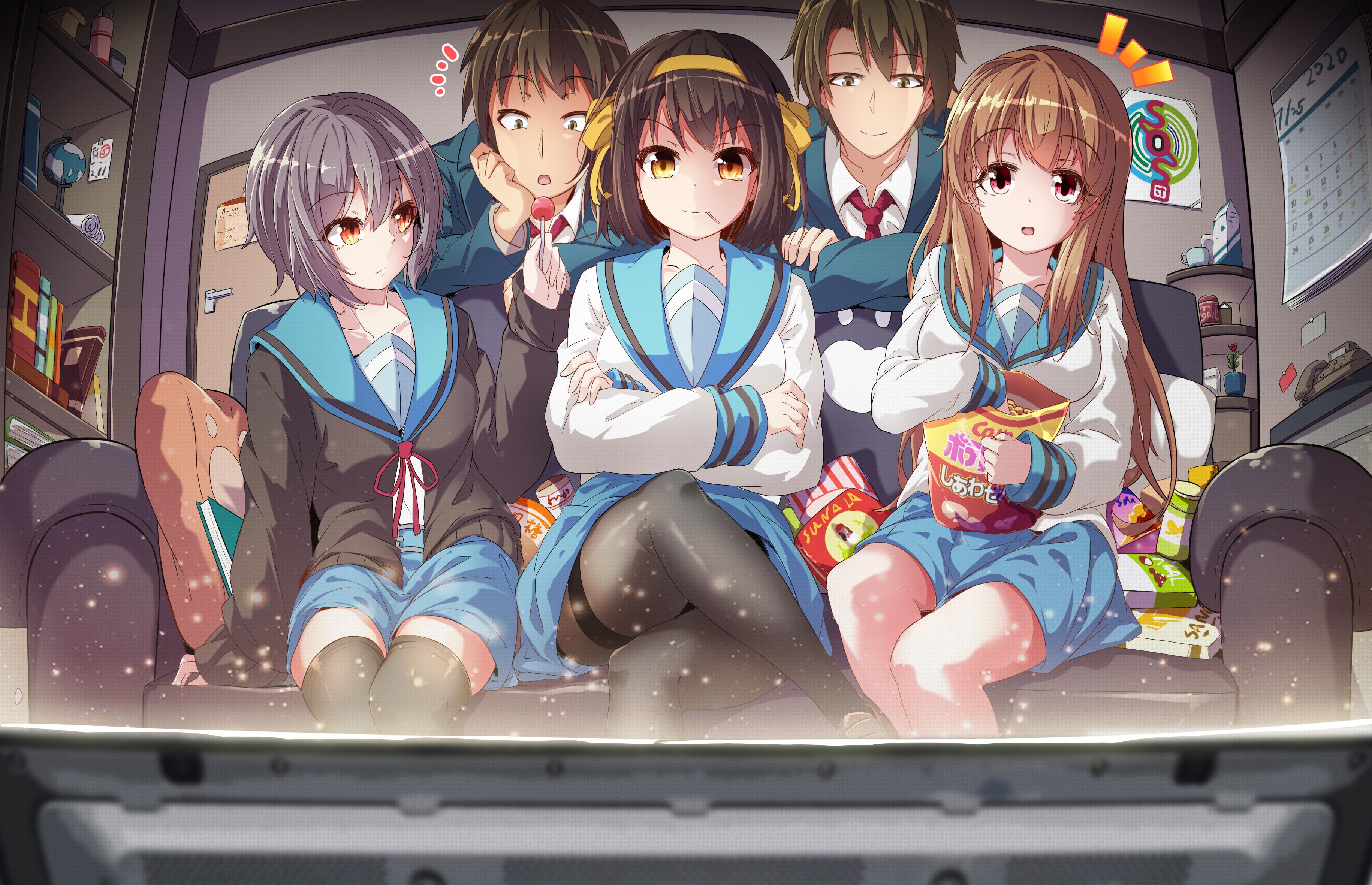 Watching movie together r/Haruhi