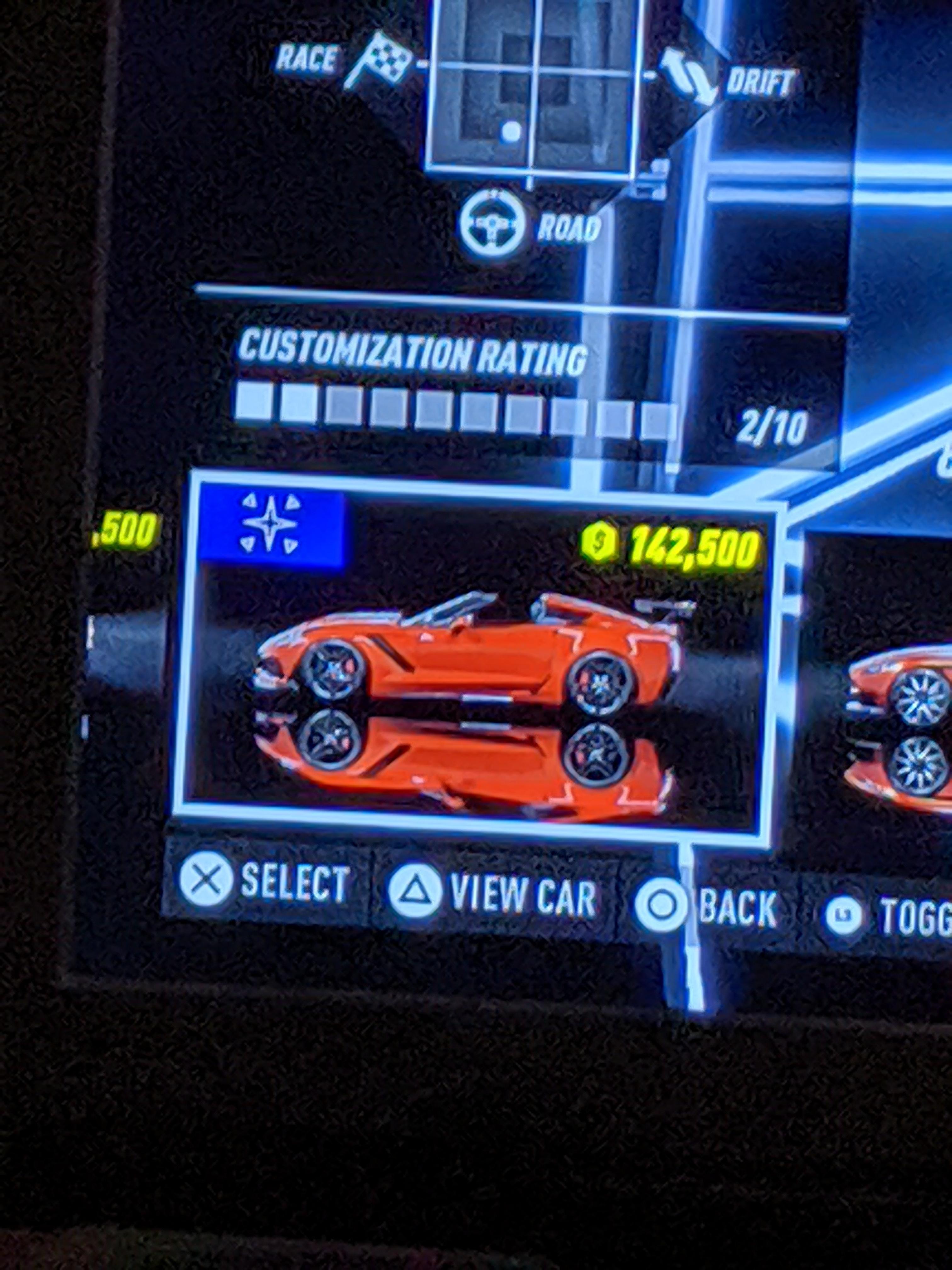 What does the blue star mean? r/needforspeed