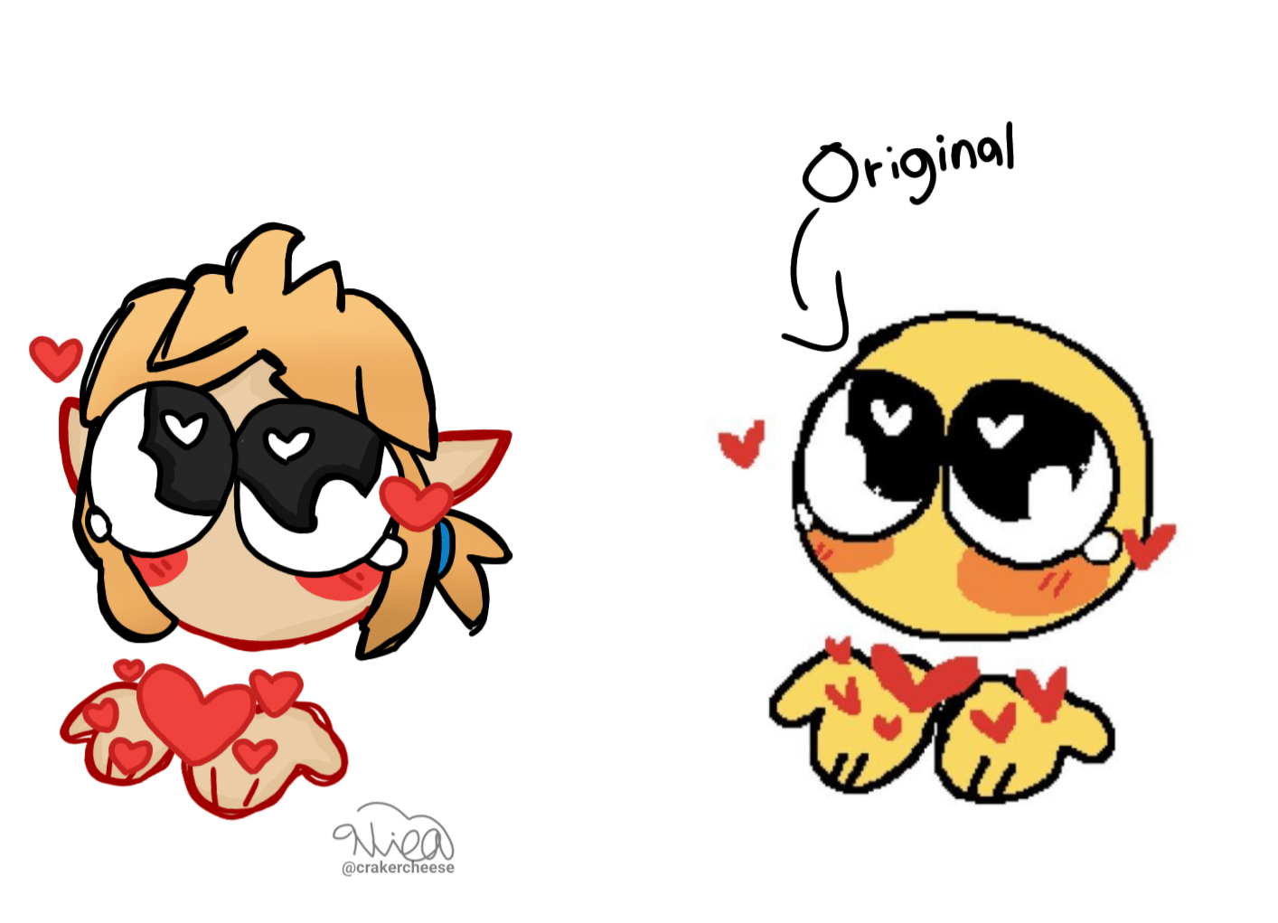 I made Link into a cursed emoji because he's cool r/Breath_of_the_Wild