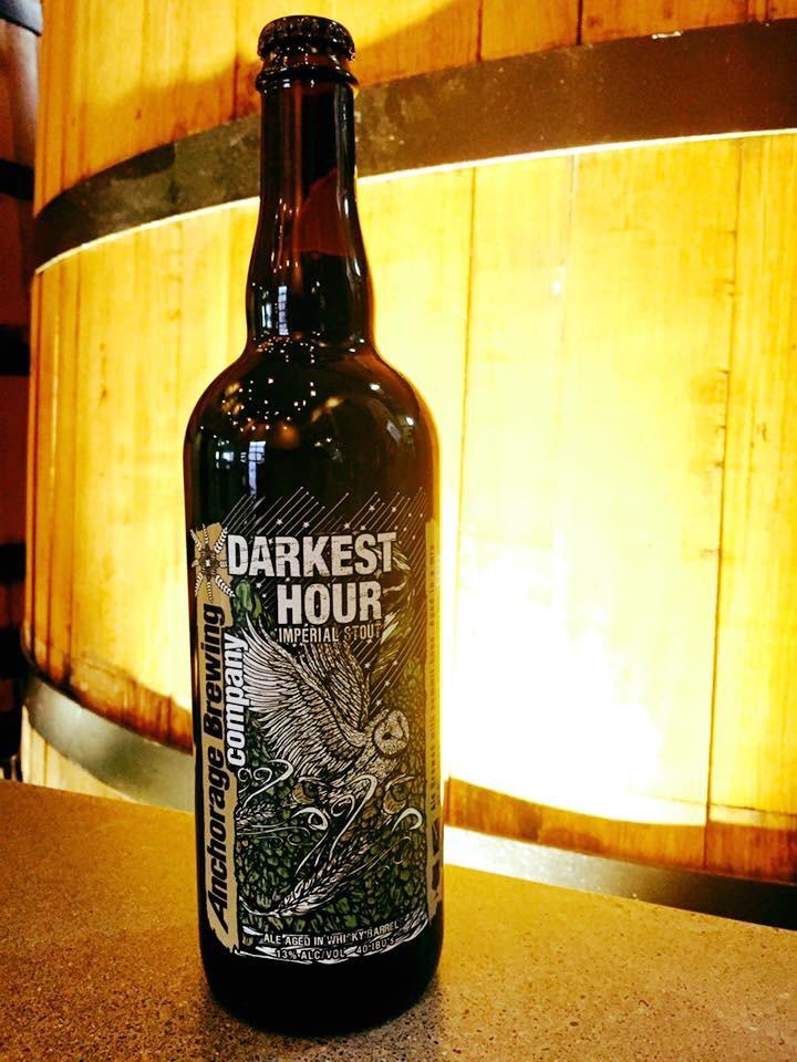 Anchorage Brewing 2/18 Darkest Hour aged in Spanish brandy barrels 2/25