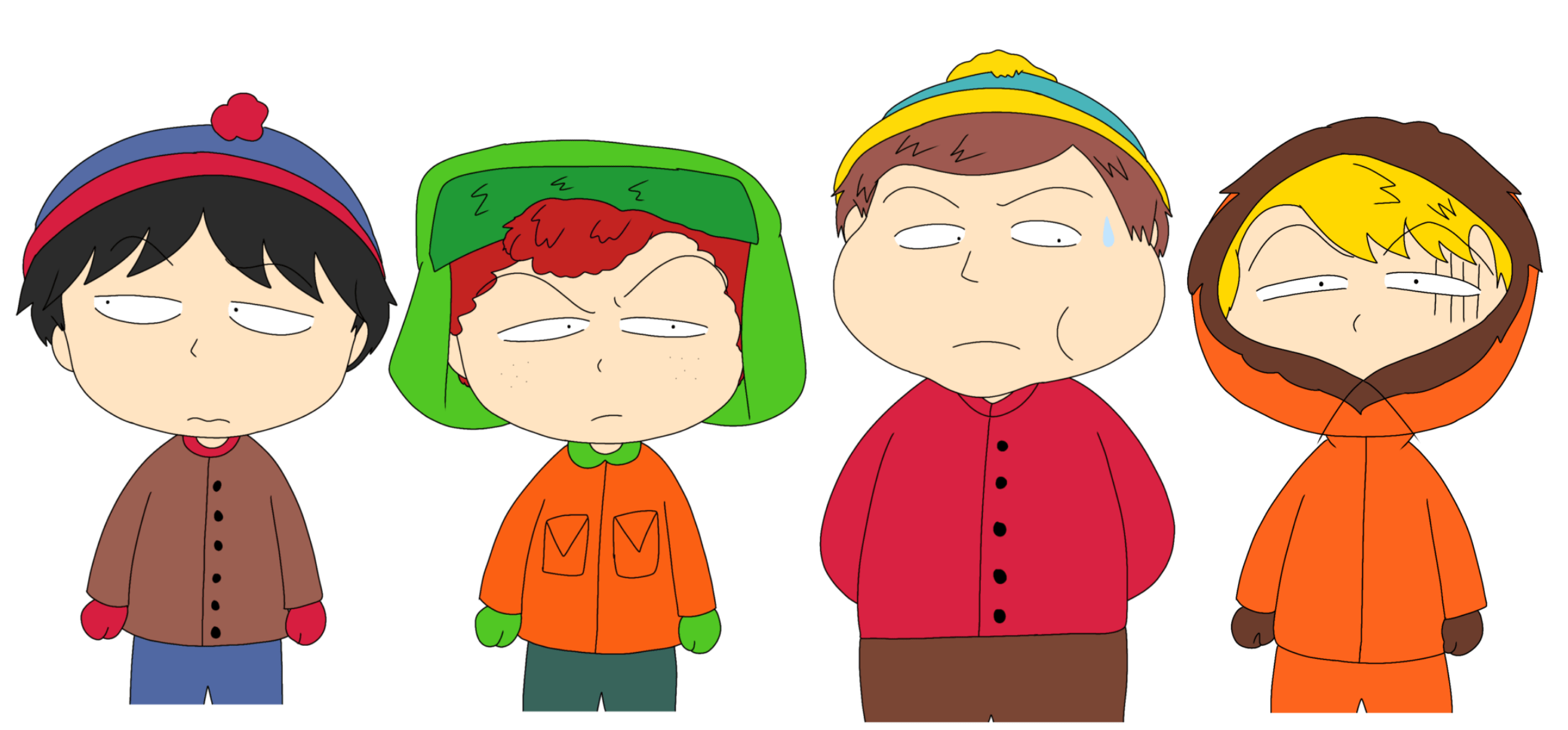 South Park Kids Without Hats