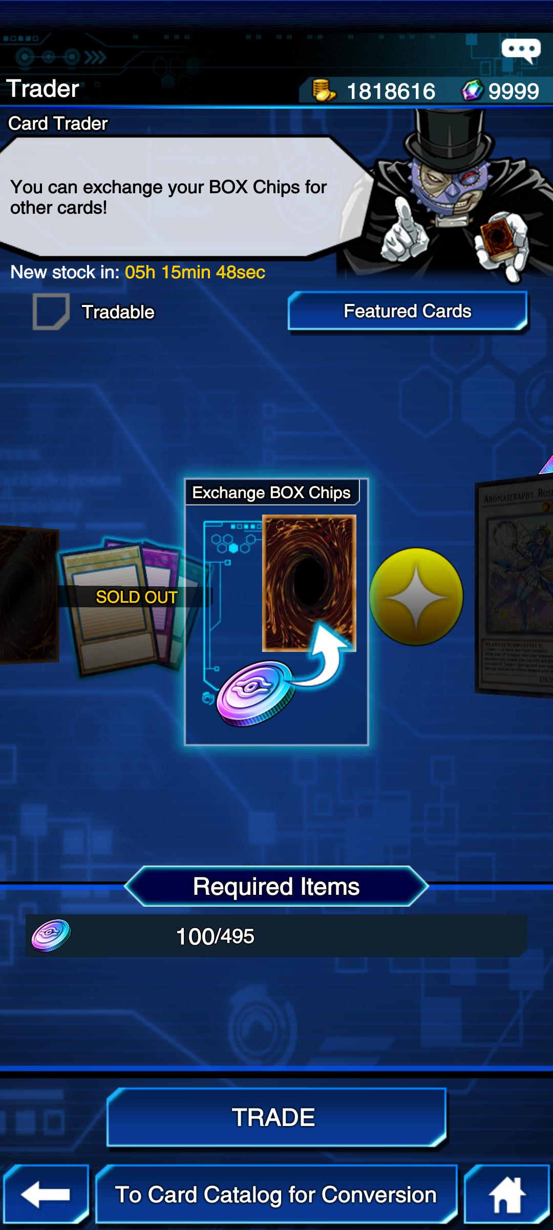 Regarding BOX Chips r/DuelLinks