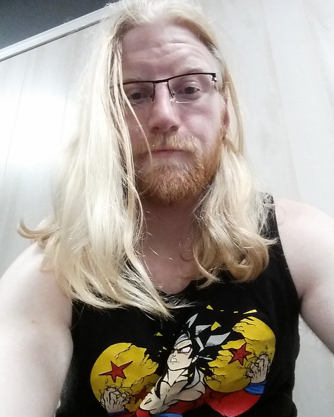 One of the few pictures of my hair down I like. First post here too
