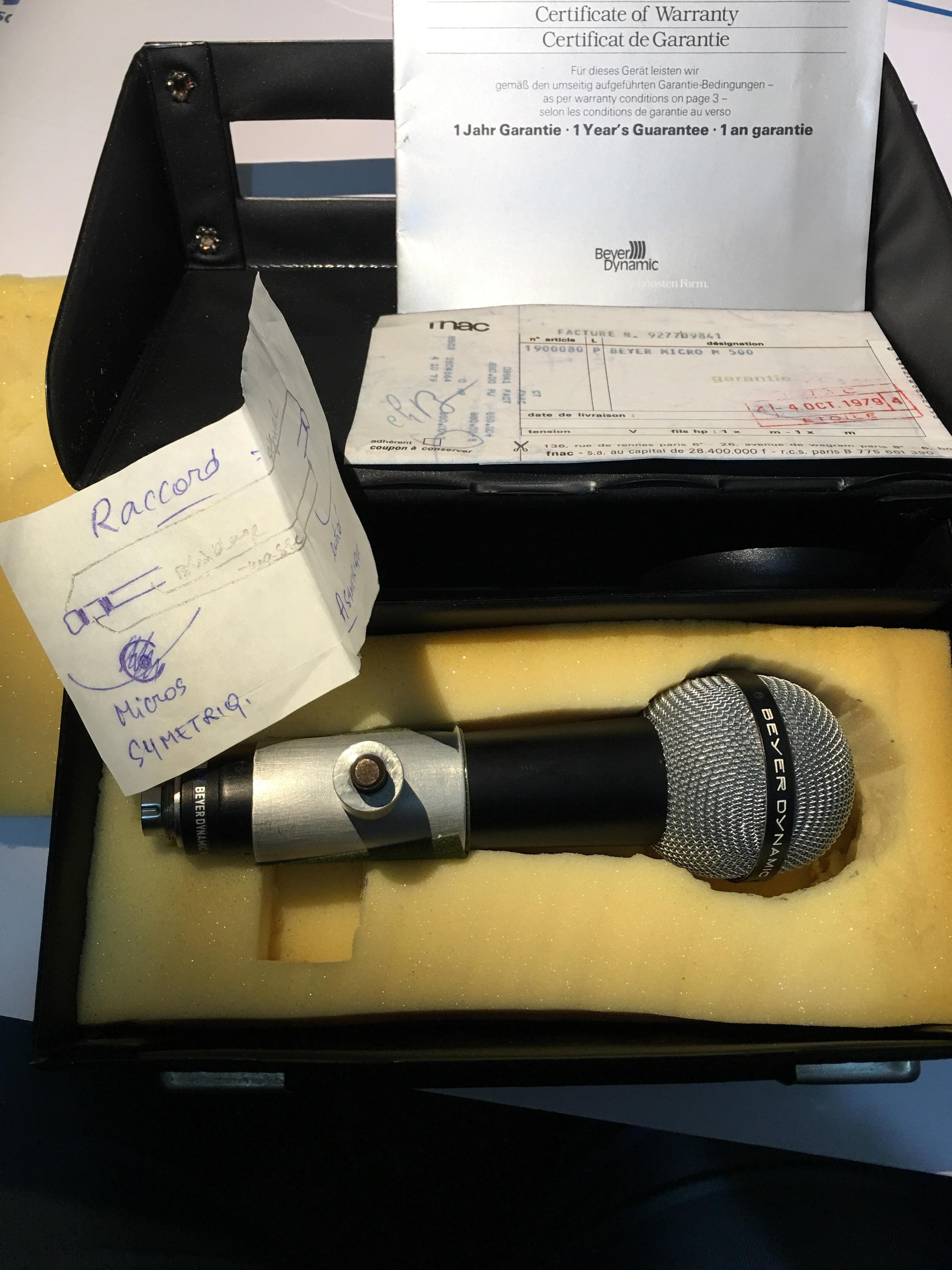 Hi Reddit! I have a few vintage microphones (here a Beyer M500) that I