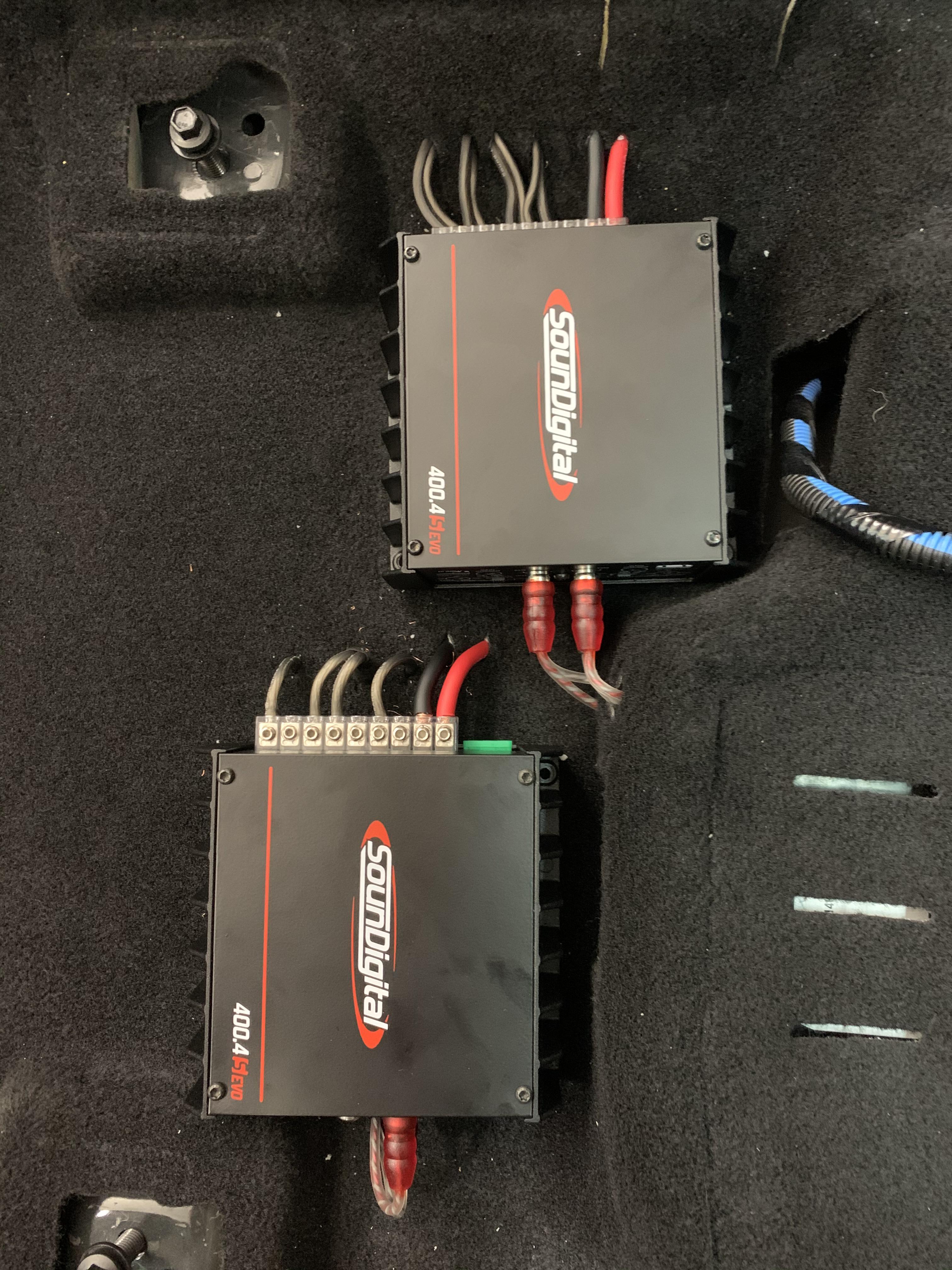 8 channels of sound, 800 watts of power all under one seat. r/CarAV