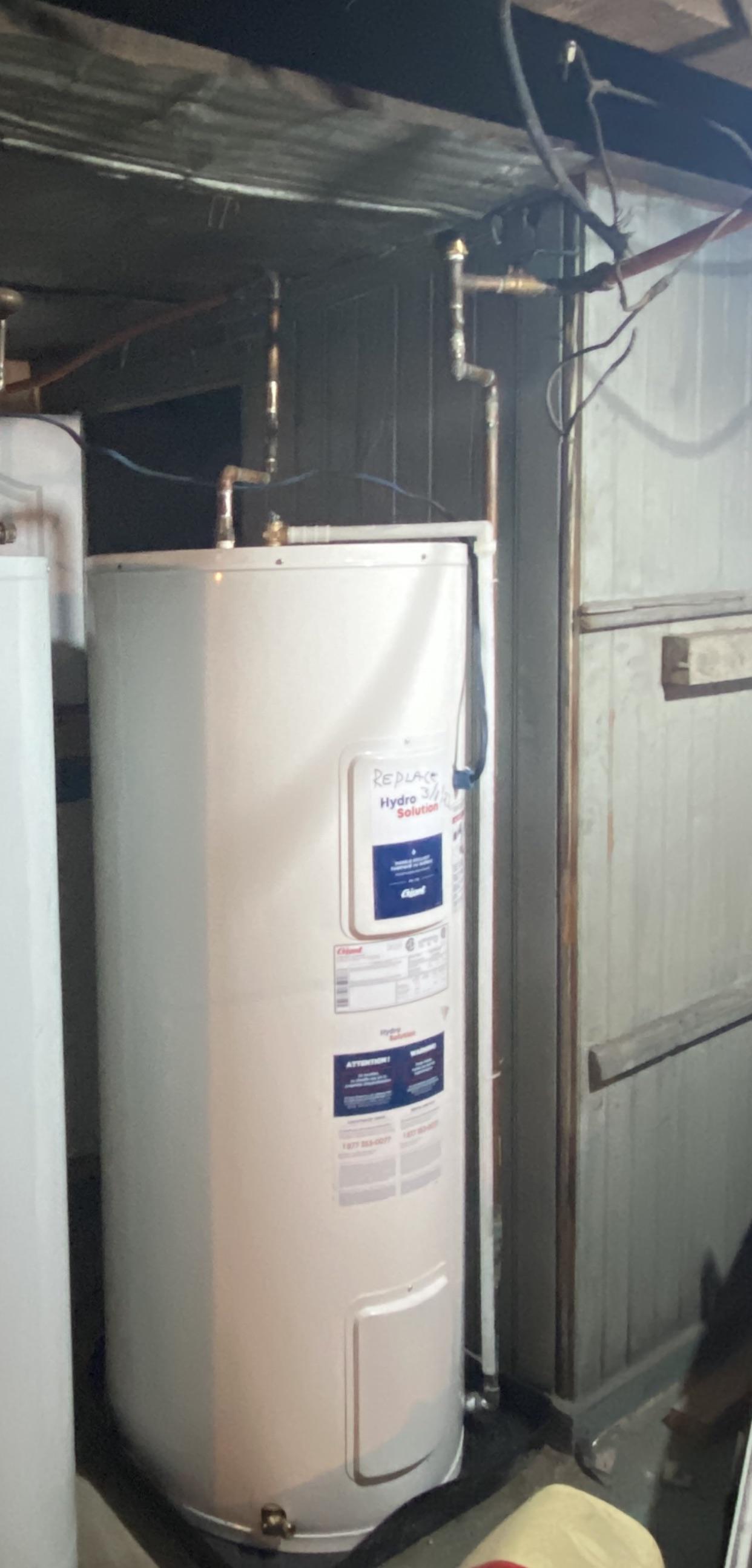 Do I need to drain water tank when changing service line? r/Plumbing