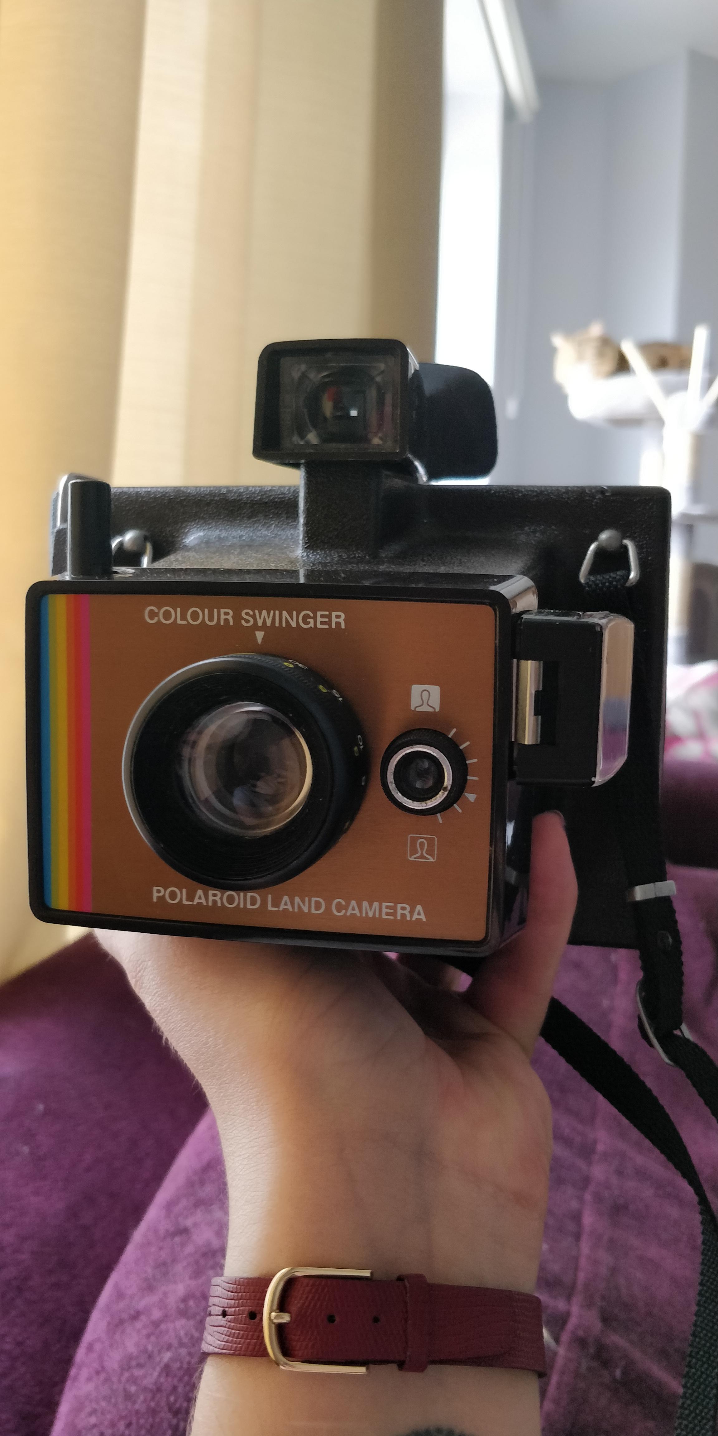 Found this Polaroid Land camera for £5 last week. Unfortunately the