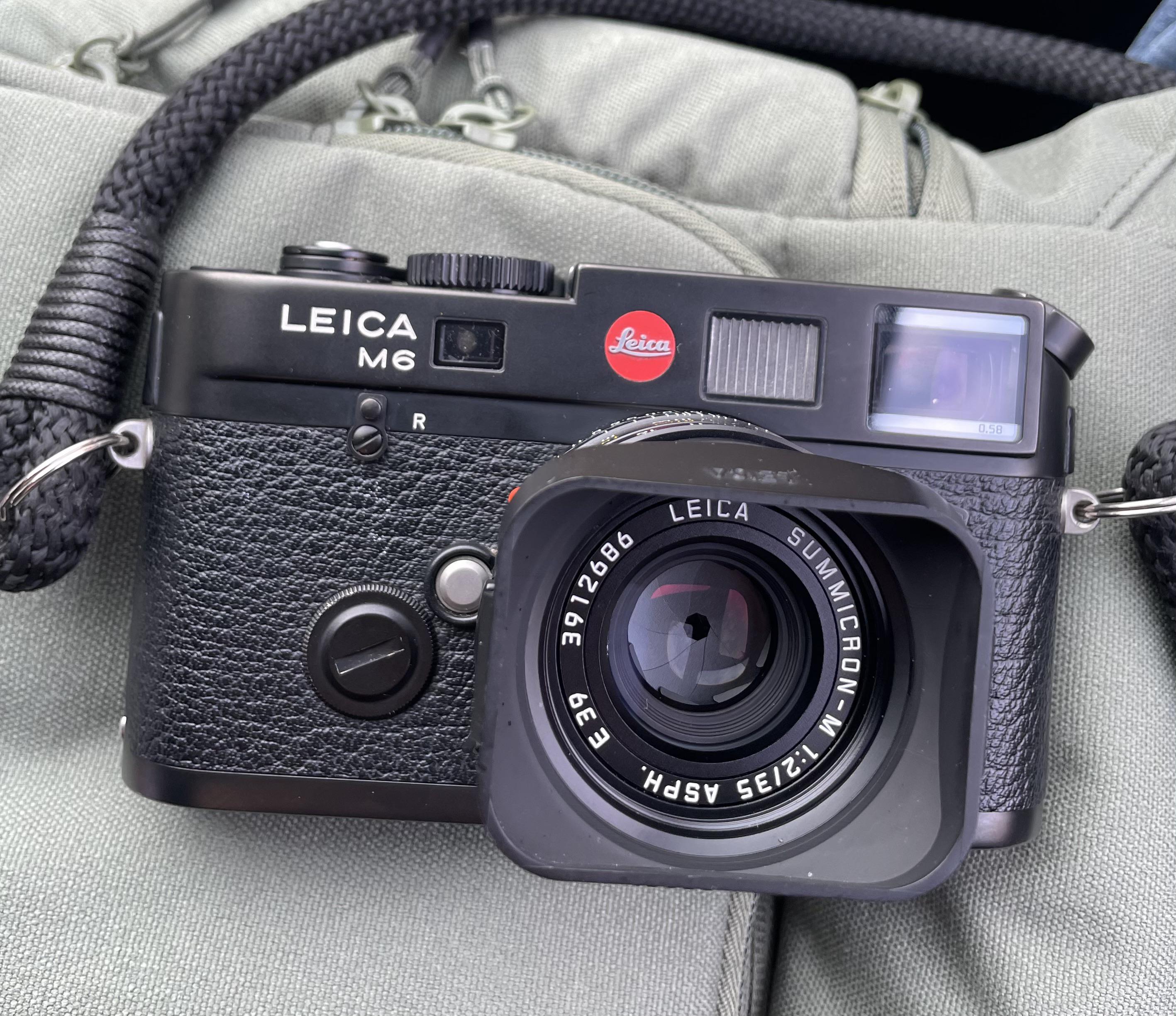 Leica M6 TTL 0.58 back from repair. If you’re looking for repair