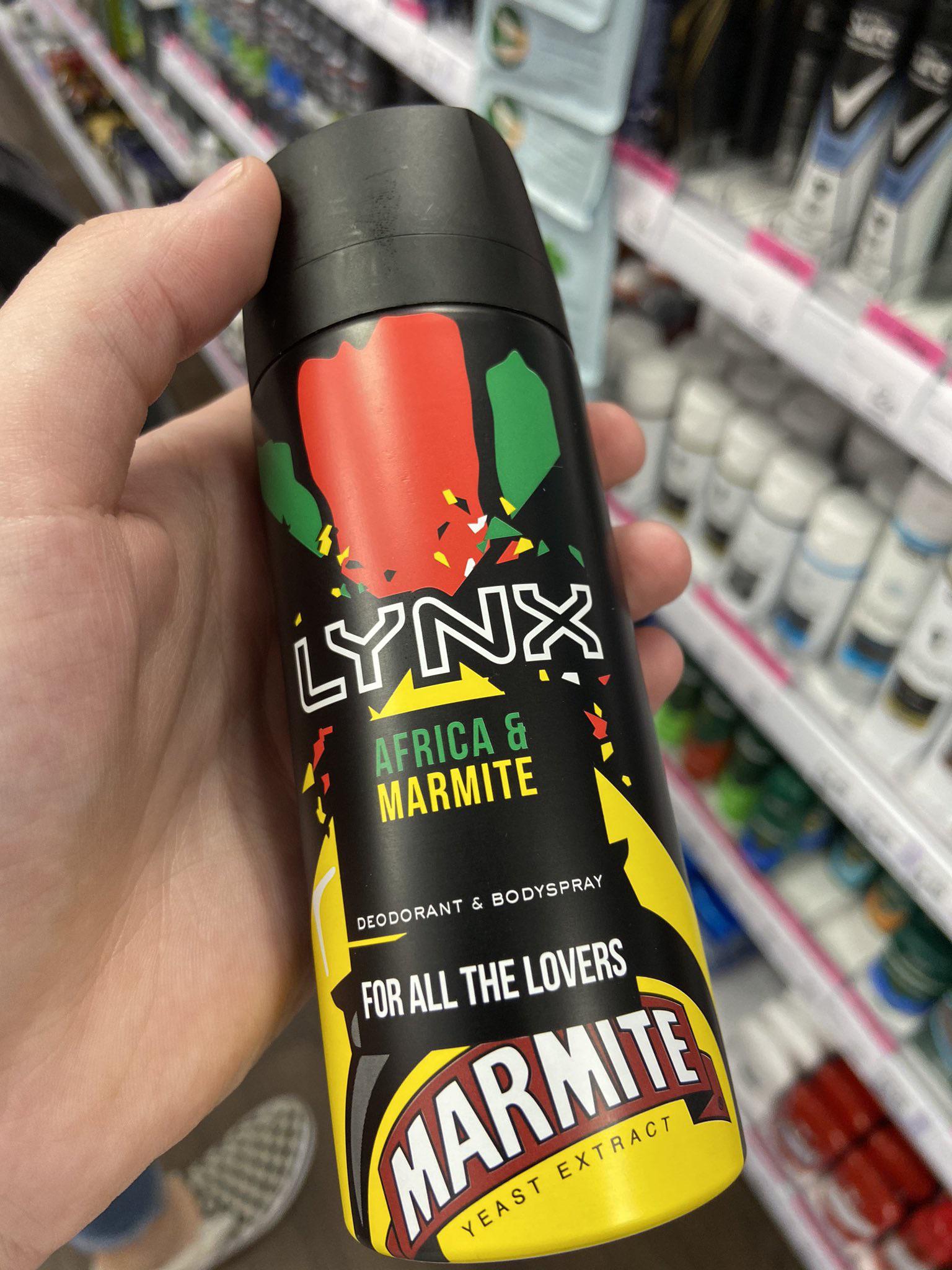 Lynx Africa & Marmite r/ofcoursethatsathing