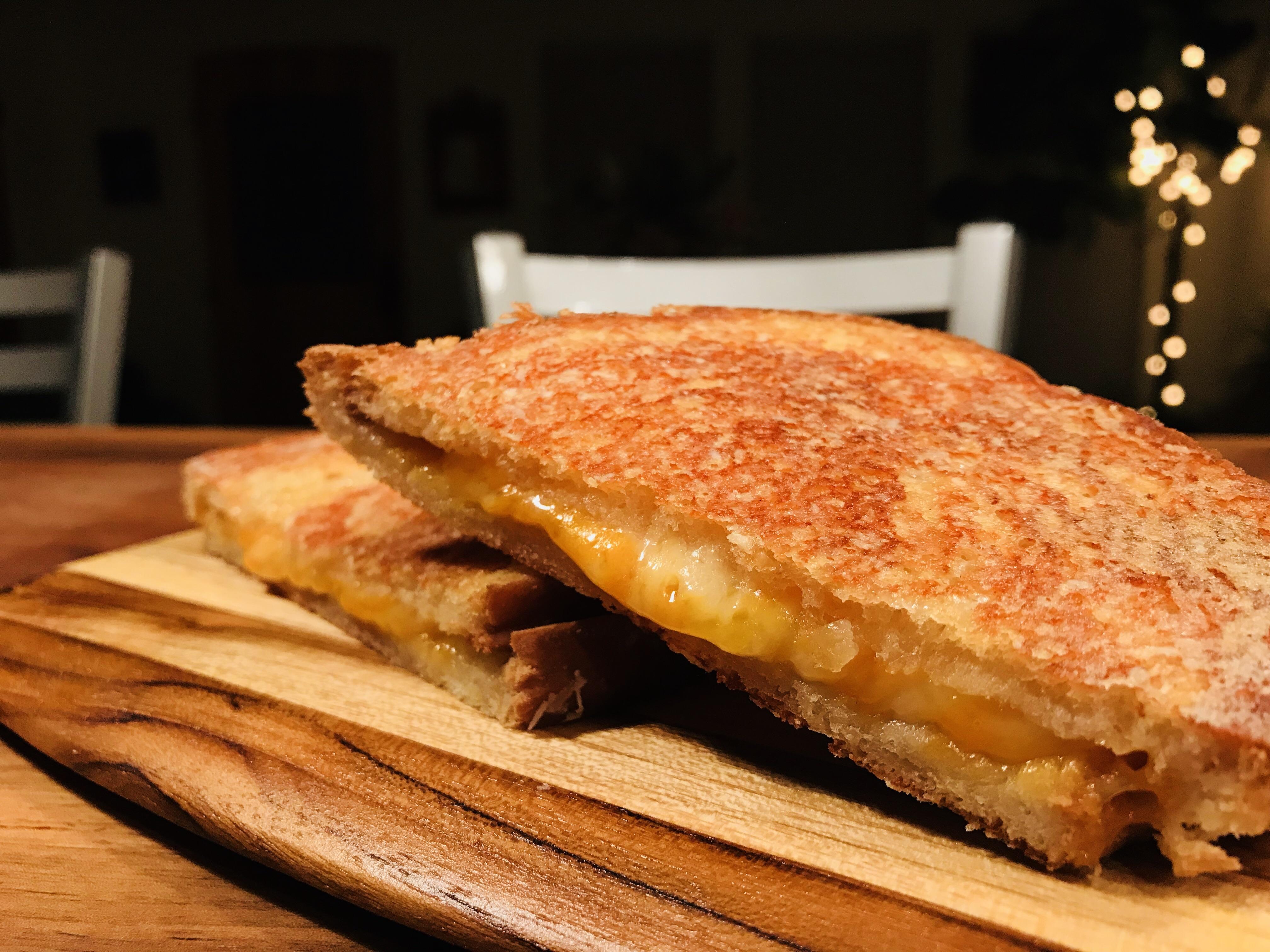 [Homemade] Parmesan crusted grilled cheese. r/food