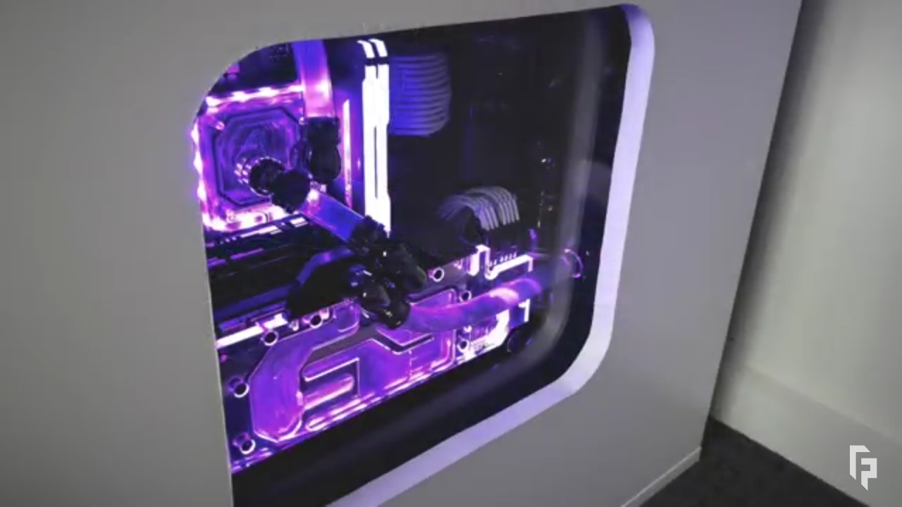 PC built into Desk. Was wondering if anyone knows how this is done with