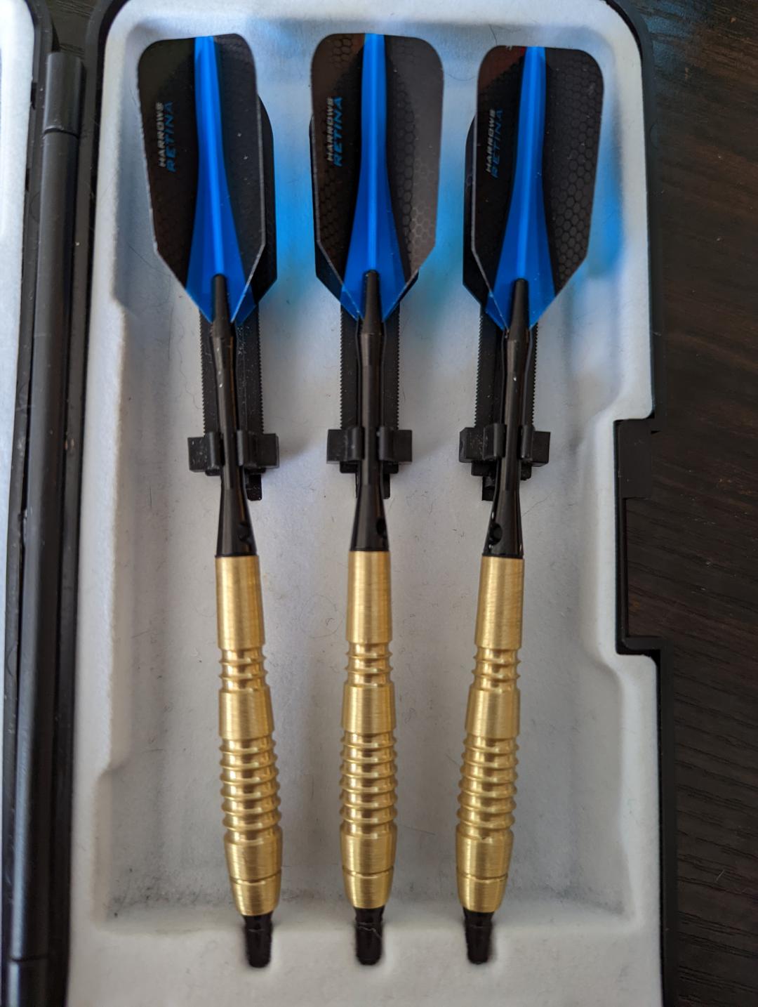 Custom designed and manufactured darts for my design for manufacturing
