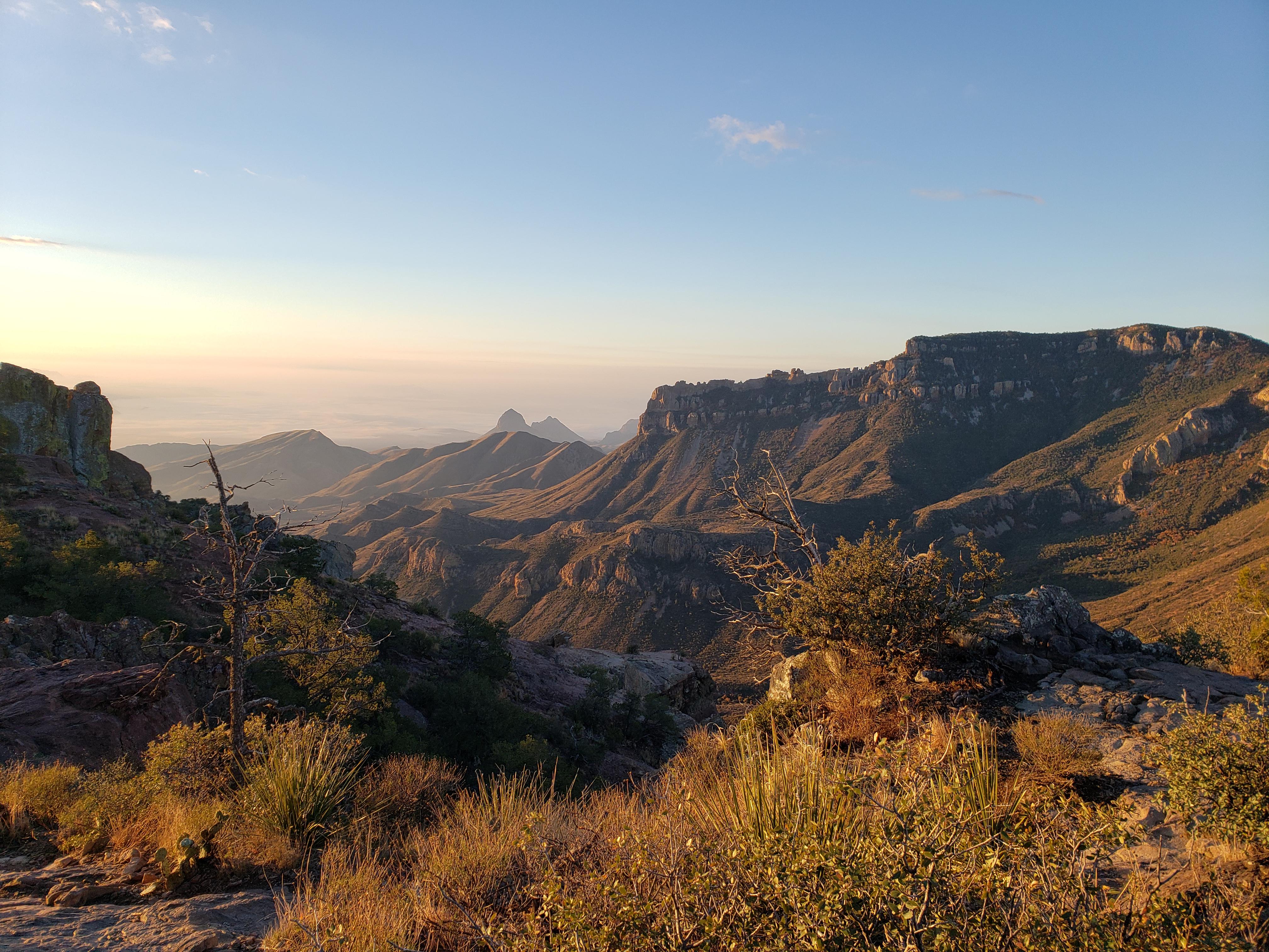 Big Bend State Park in Texas. The top of Lost Mine Trail taken January