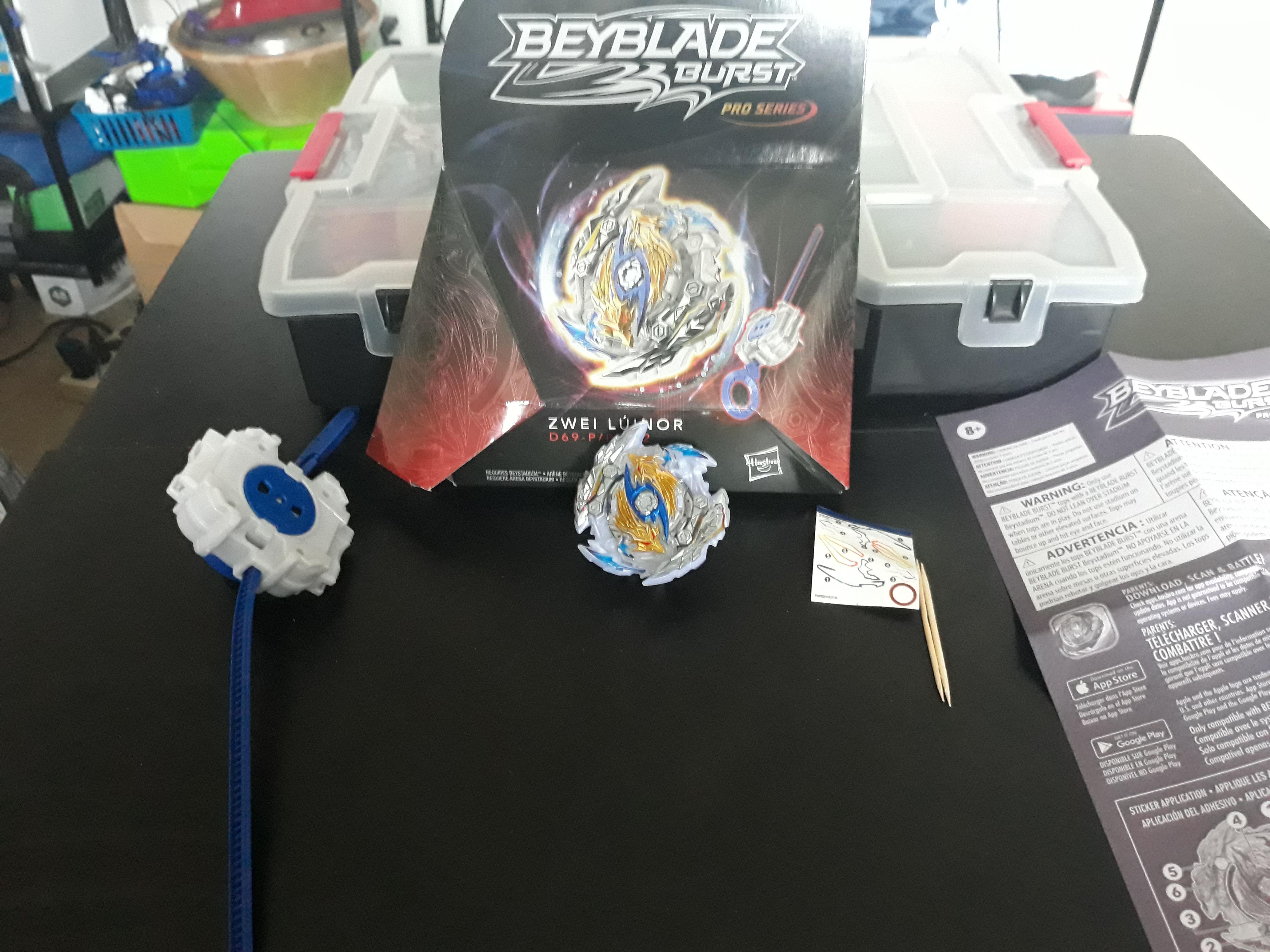 Got Pro Series Zwei Luinor/Longinus today at target. The stickers were