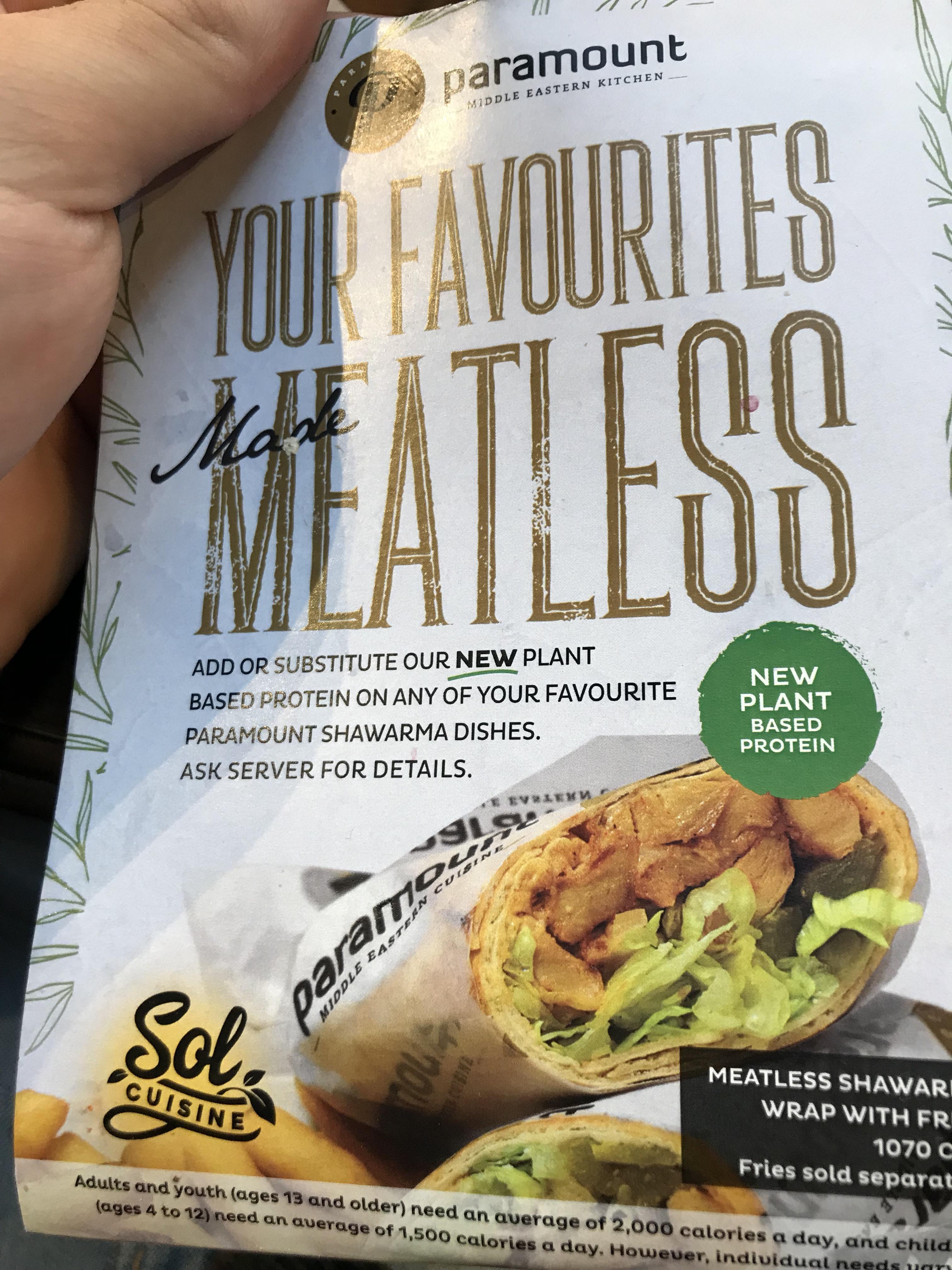 Shout out to paramount fine foods I tried this yesterday and it was