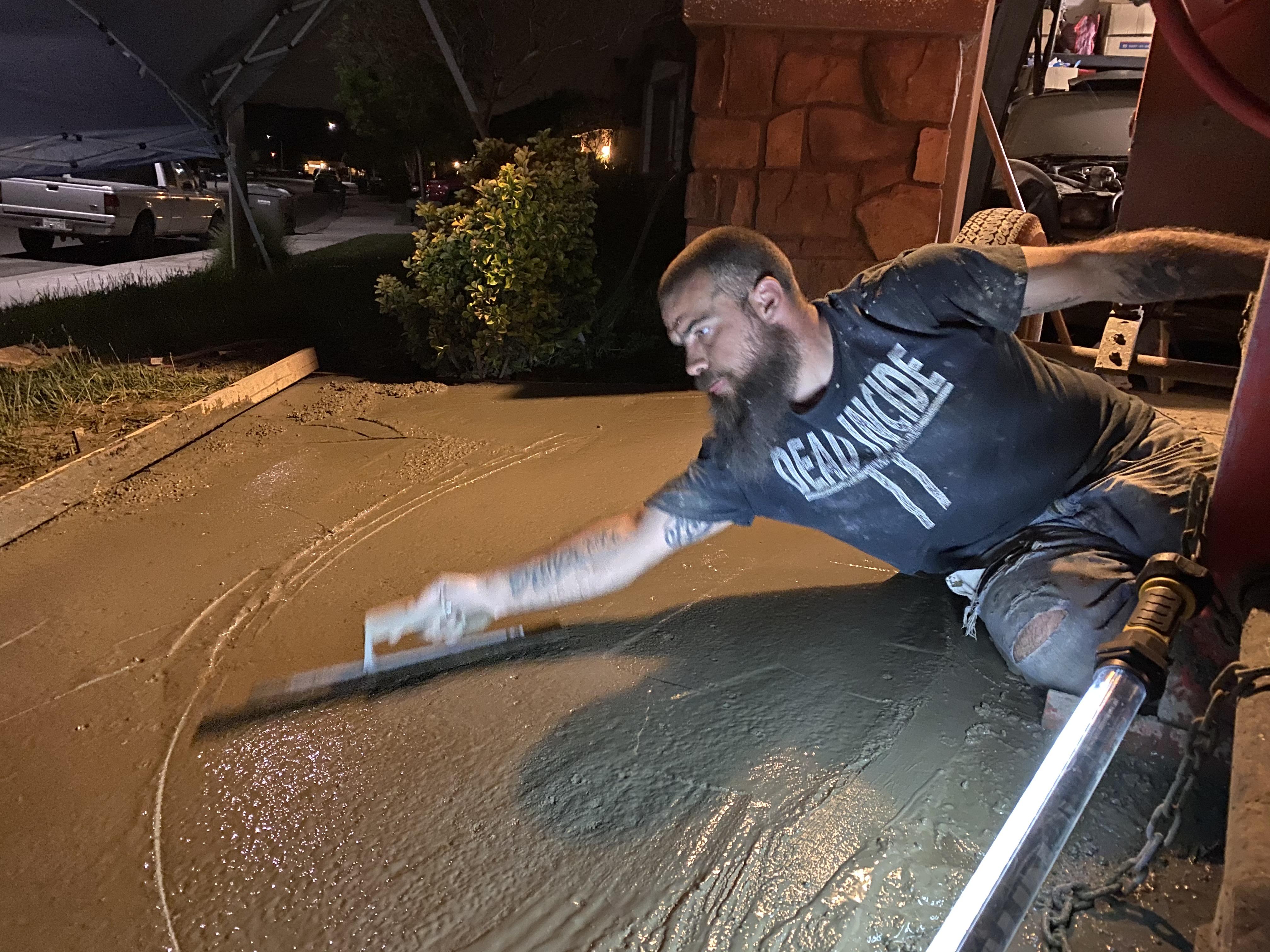 Finishing concrete r/AccidentalRenaissance