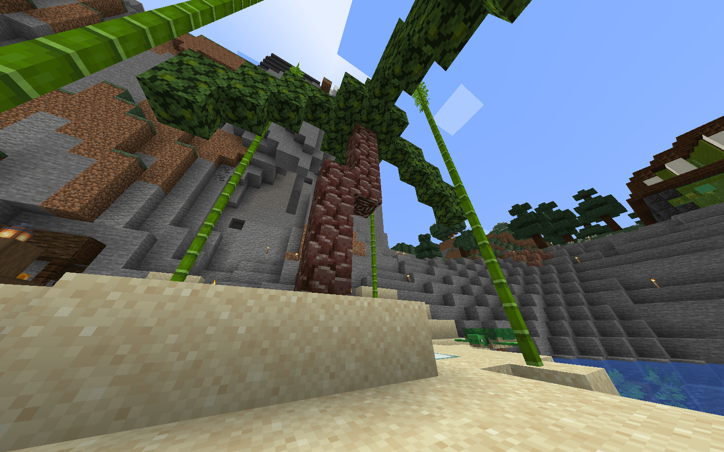 You can use ancient debris to make palm trees r/Minecraft