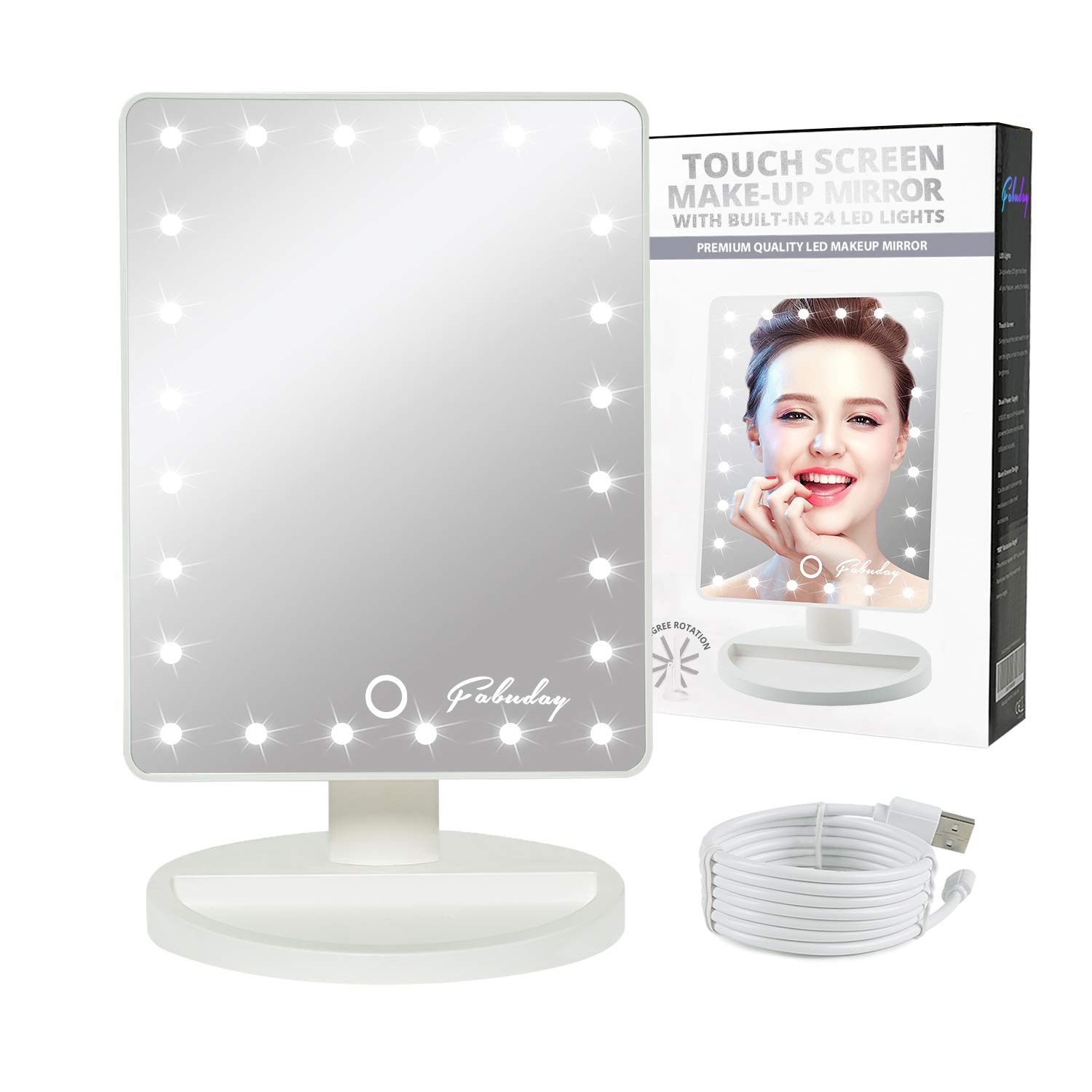 LED Lighted Makeup Mirror[Coupon Code 6L4T3D2K] (50 OFF) 8.49 r