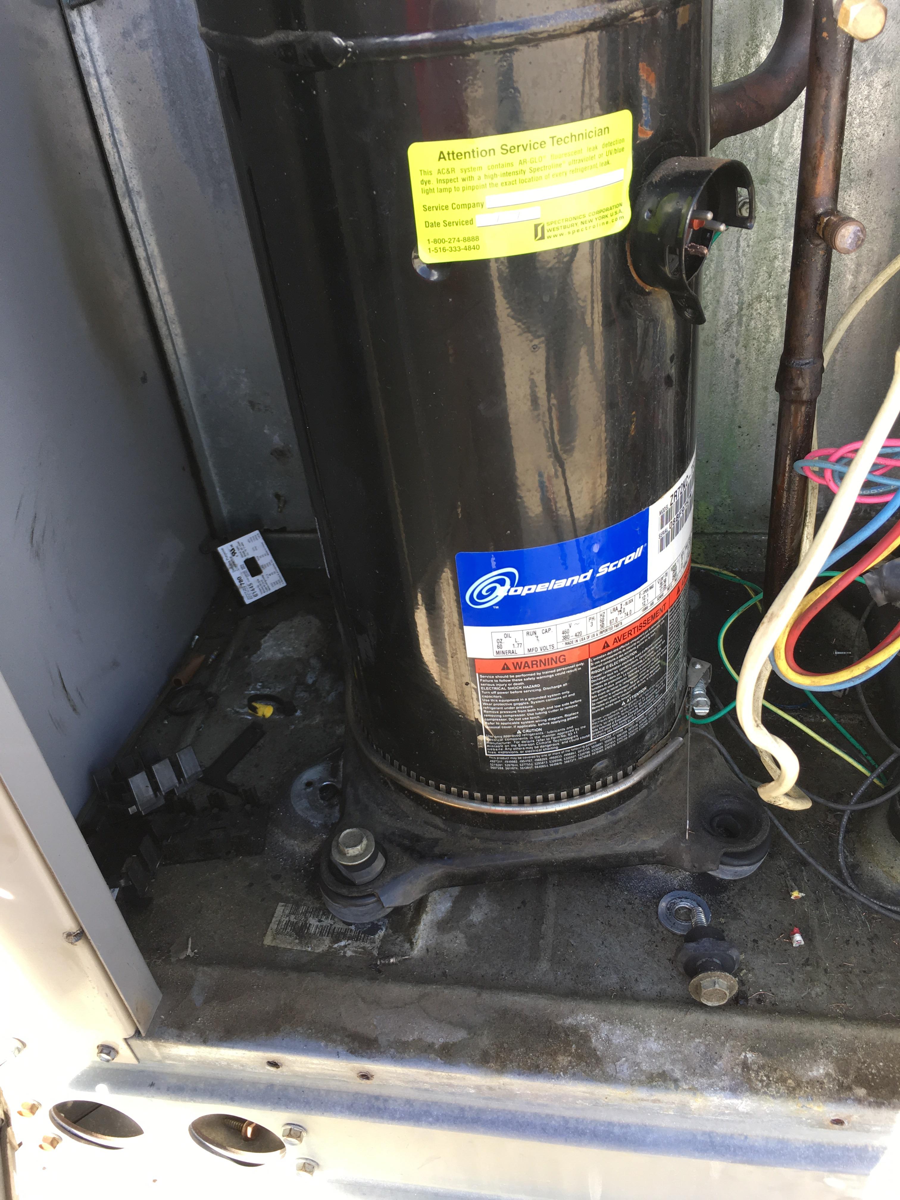 Gotta love them Holidays calls. Compressor not secured been rattling