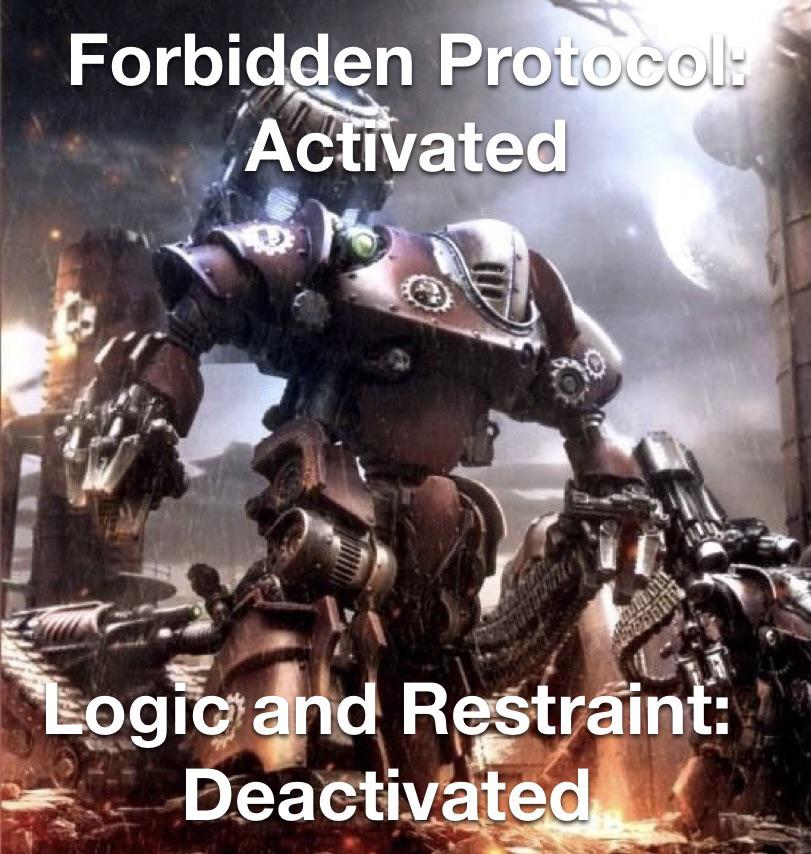 Best Warhammer quote from a Thanatar. r/Grimdank