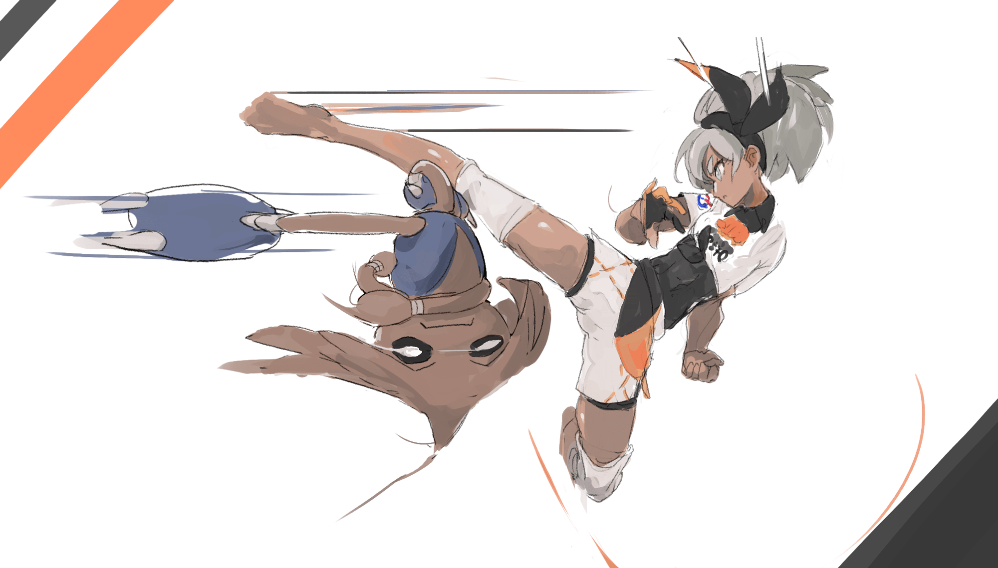 Bea training with Hitmontop r/PokemonSwordAndShield