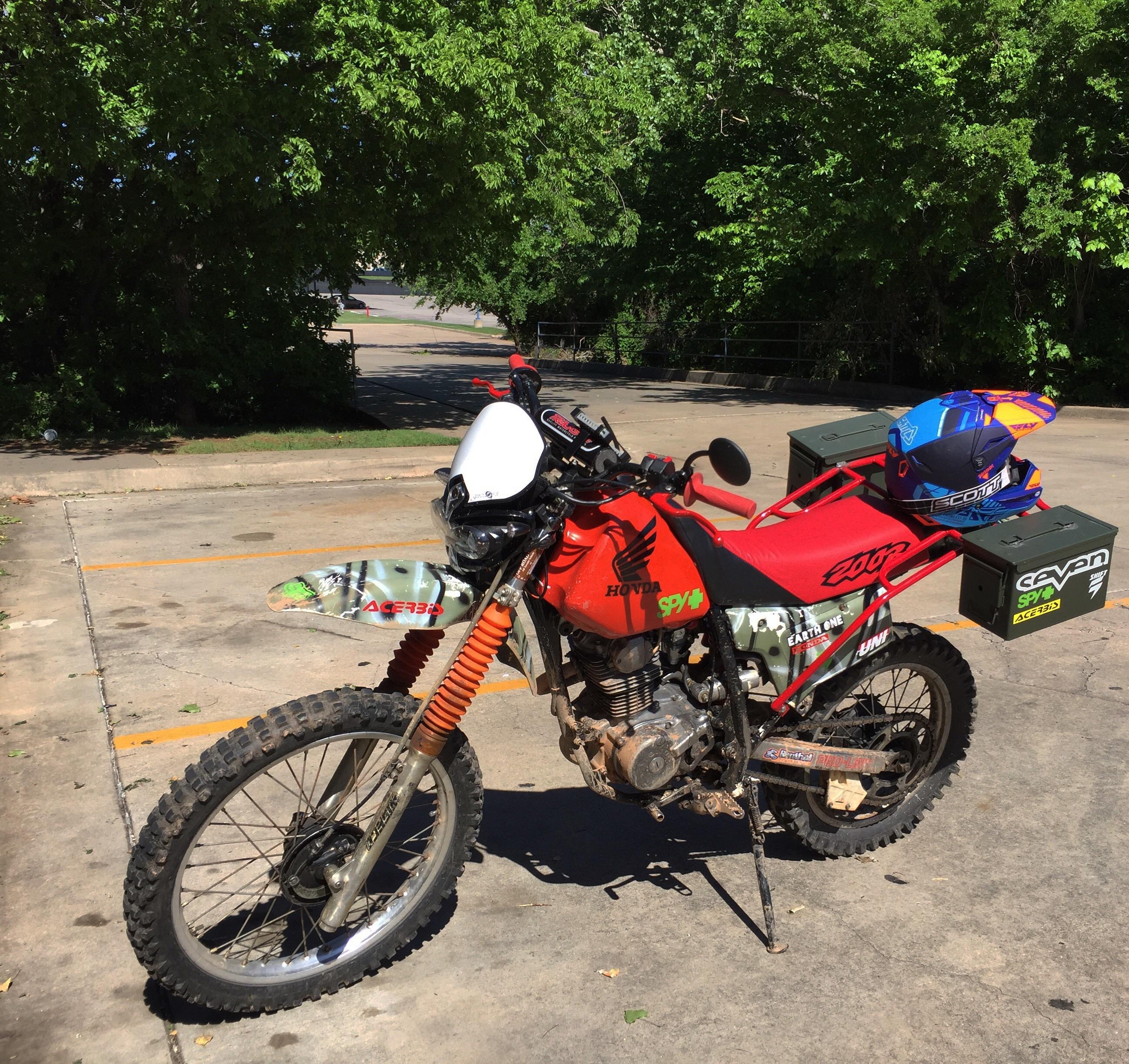 My street legal 1990 Honda xr200r r/Dirtbikes