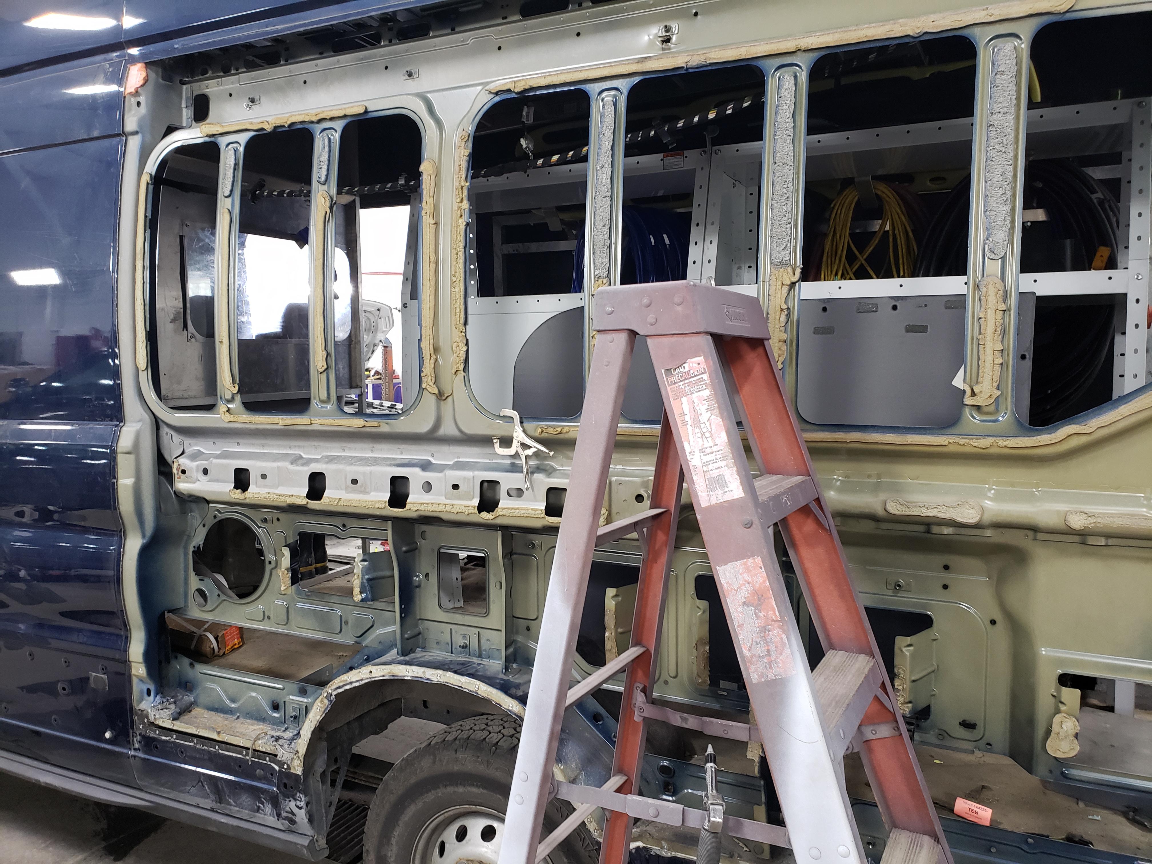 Ford transit van panel replacement r/Autobody