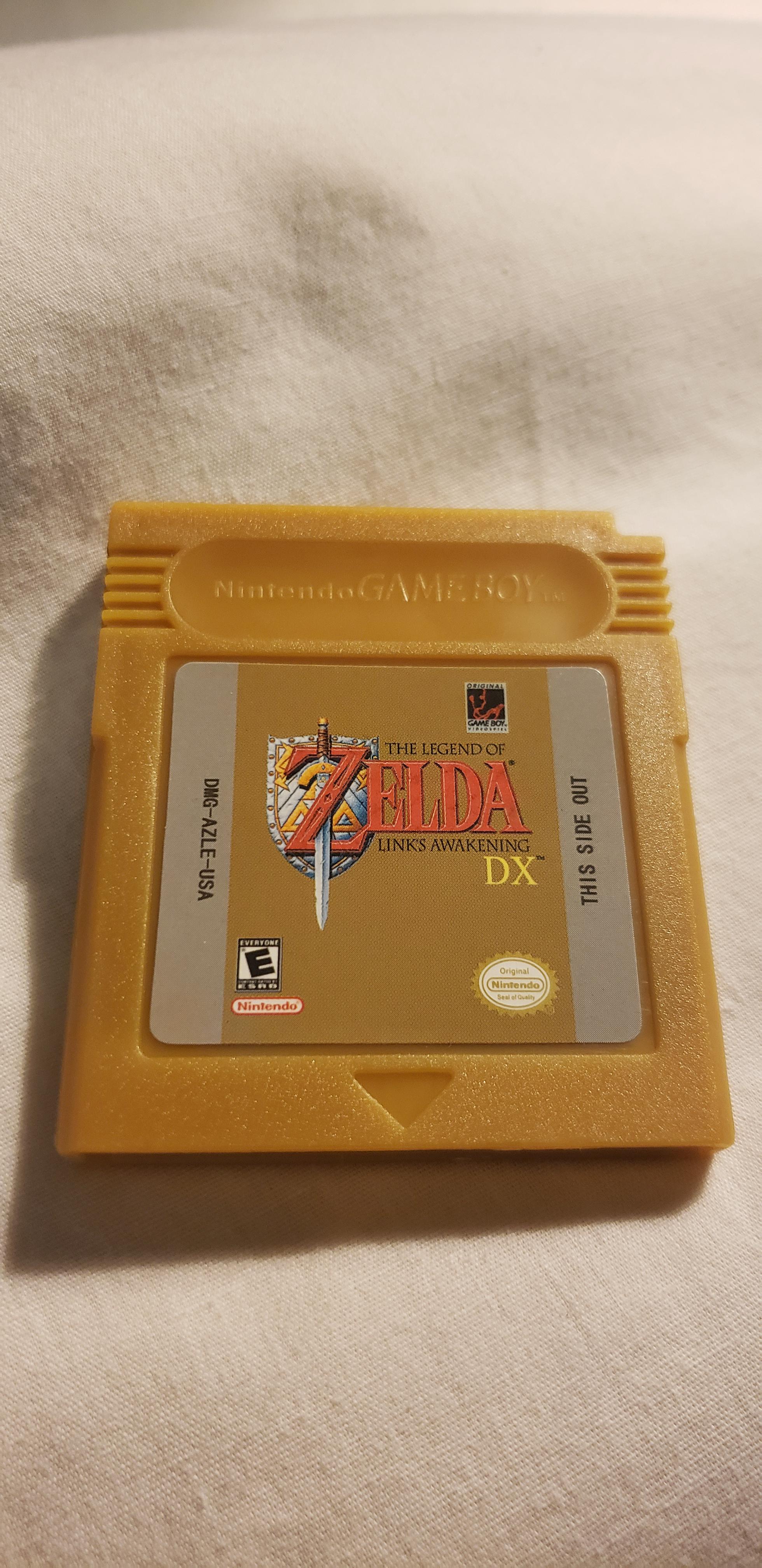 I know it's a repro but I think Zelda games look better with gold