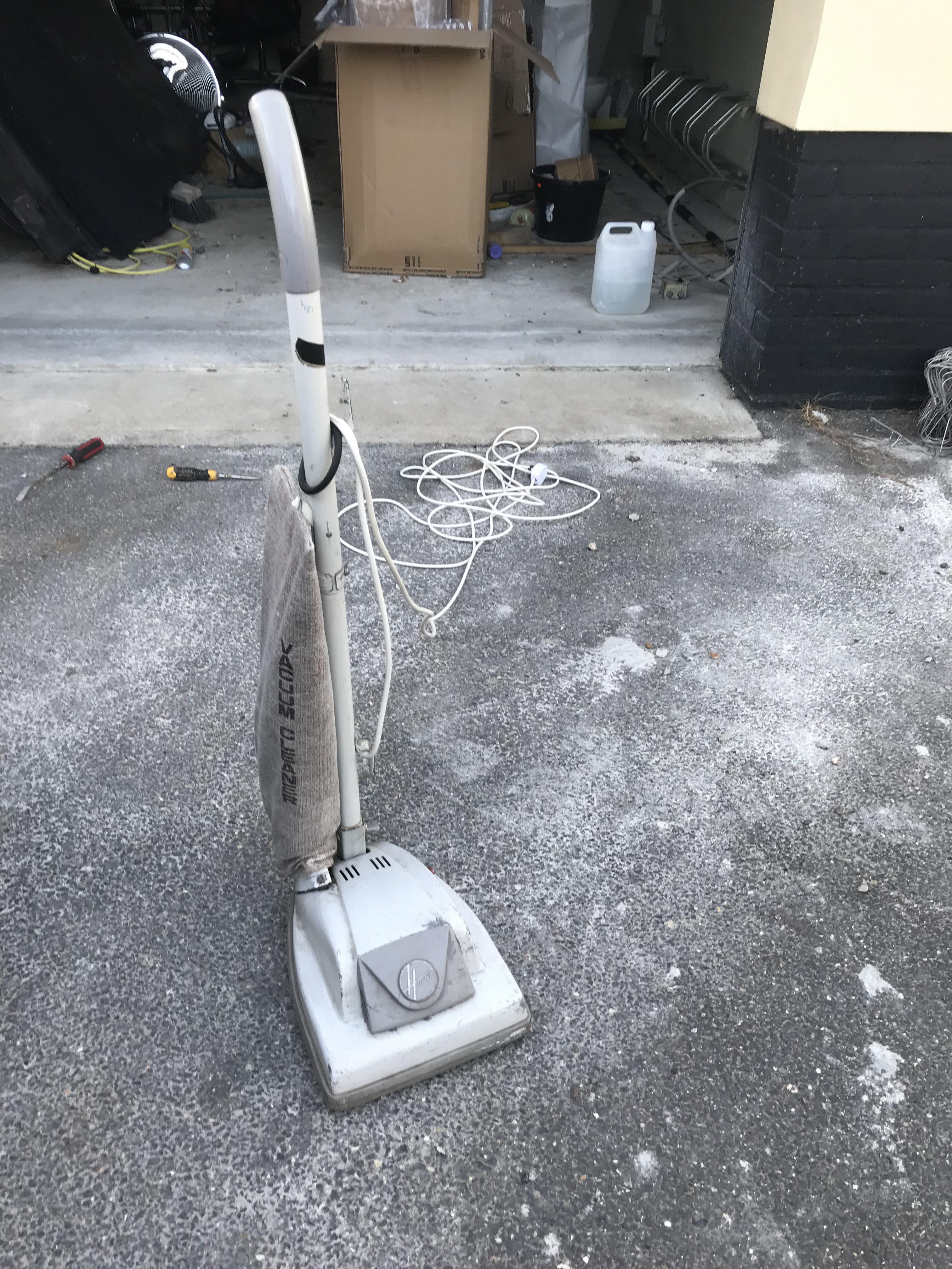 My 1960’s Hoover Junior. It may have bad paint, but it still works like