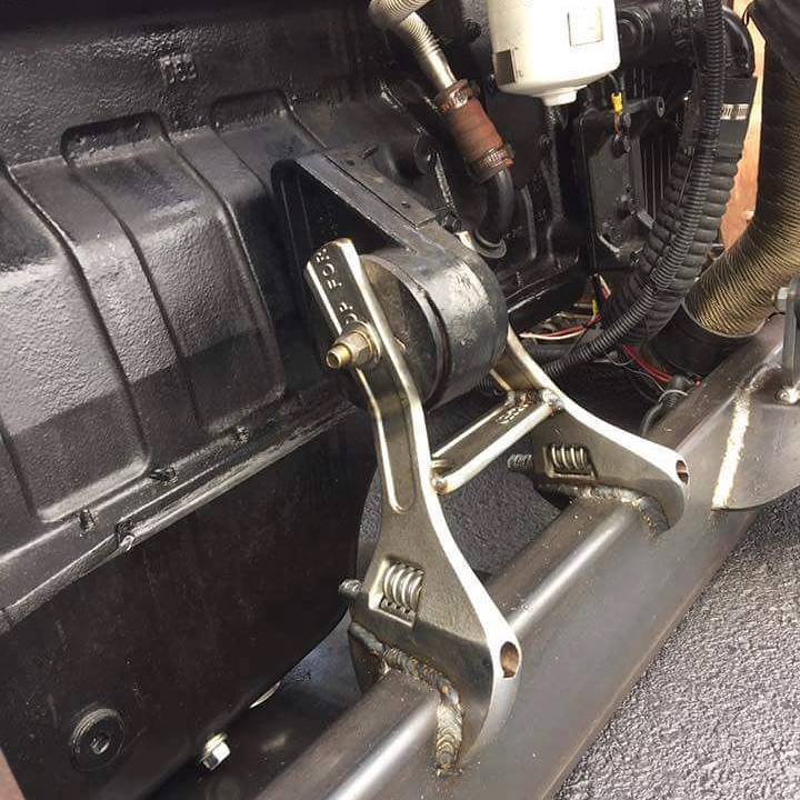 I can mount any engine with a couple of wrenches.