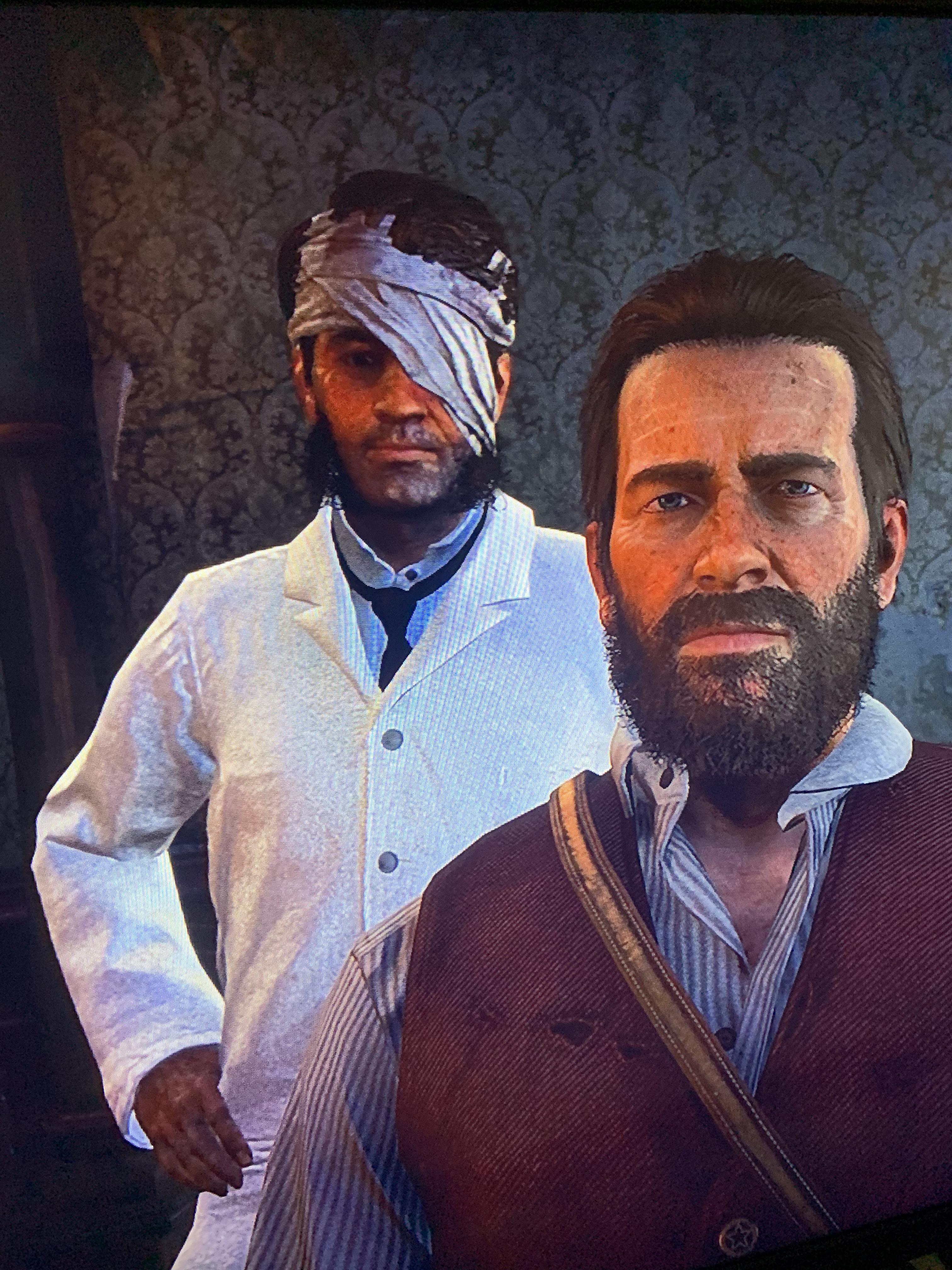 The barber in Valentine. First time seeing him like this. Anyone else