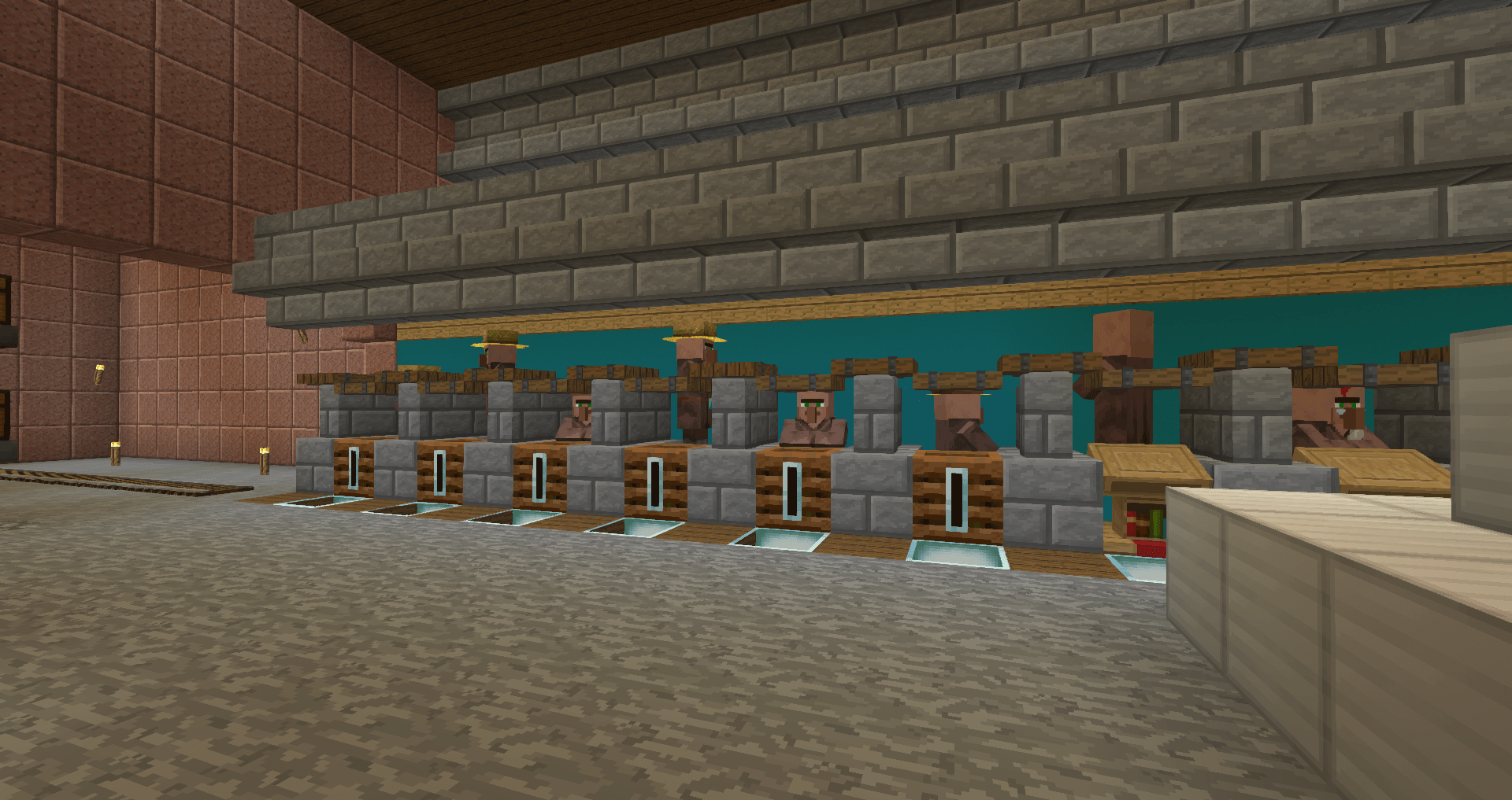 Villagers claiming workstations through wall blocks r/technicalminecraft