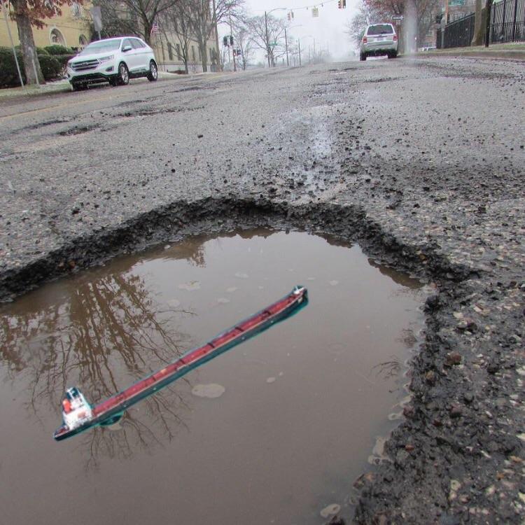 Pothole season is starting to get out of hand r/Michigan