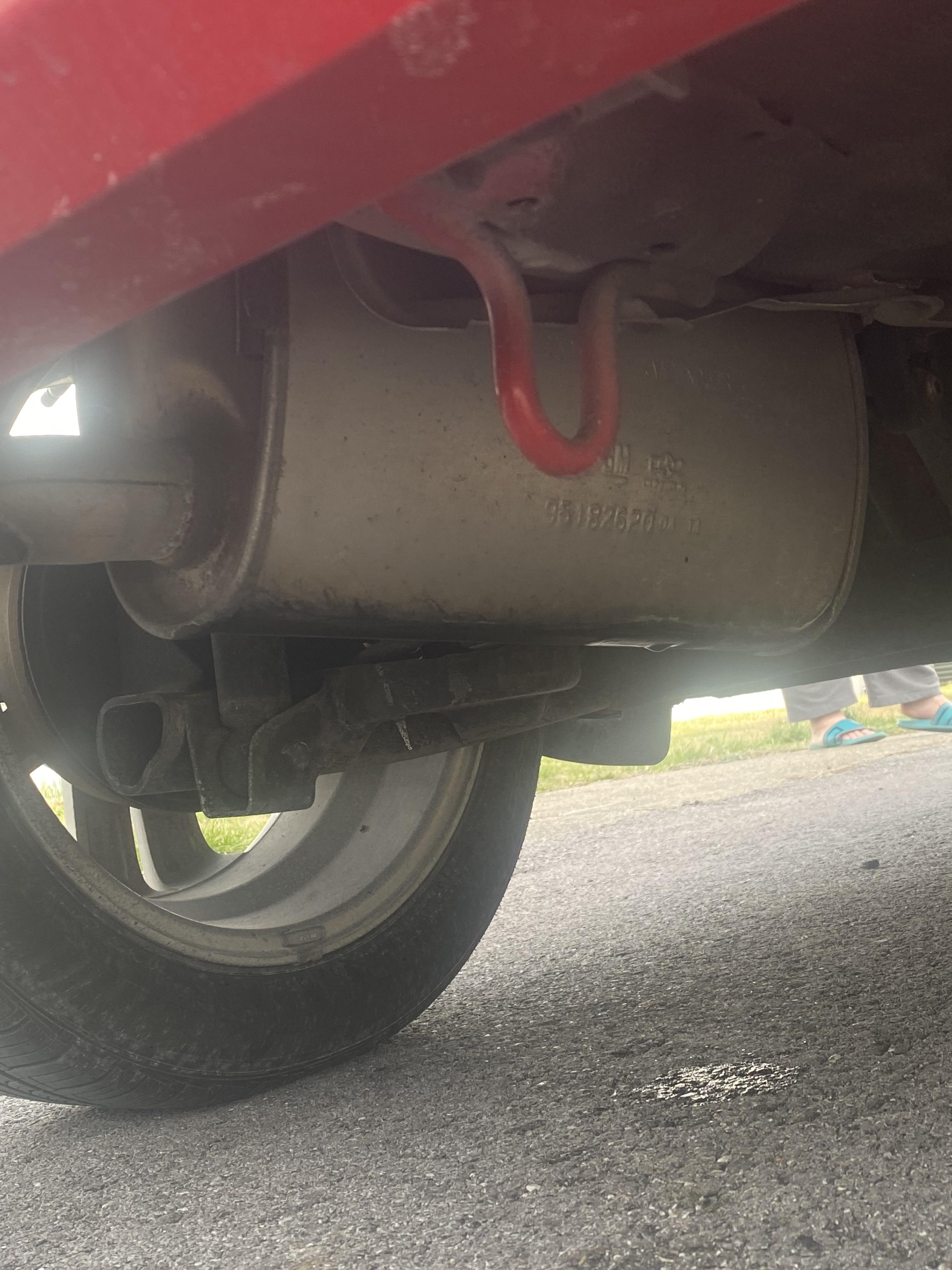 2014 Chevy Spark muffler dripping water? I know nothing about cars. r/CarHelp