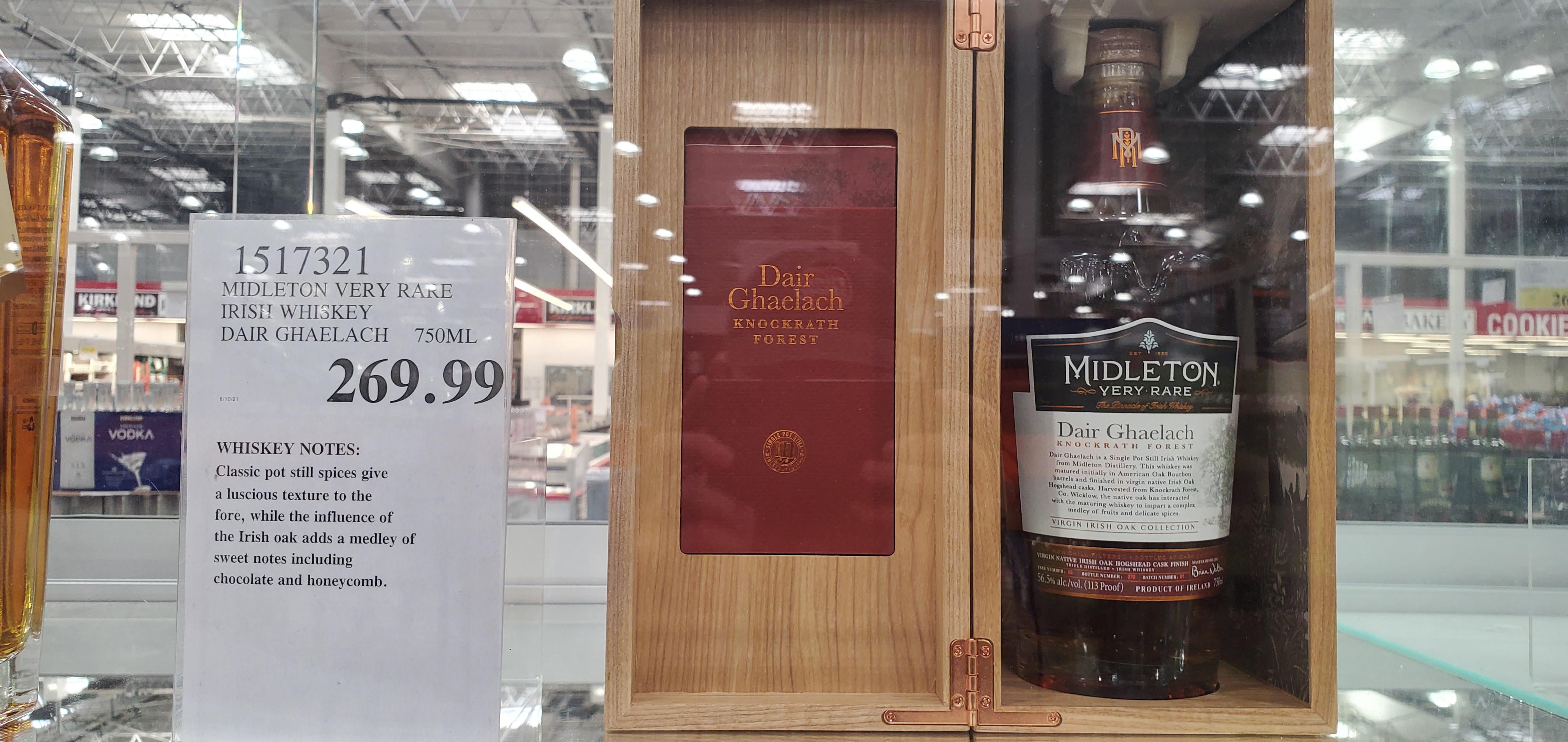 Amazing deal on the high end Jameson at the Hayward, CA Costco. They