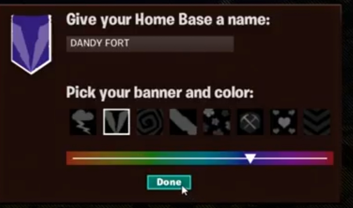 Fortnite what ever color the wheel spins, thats your loadout. Part 2.