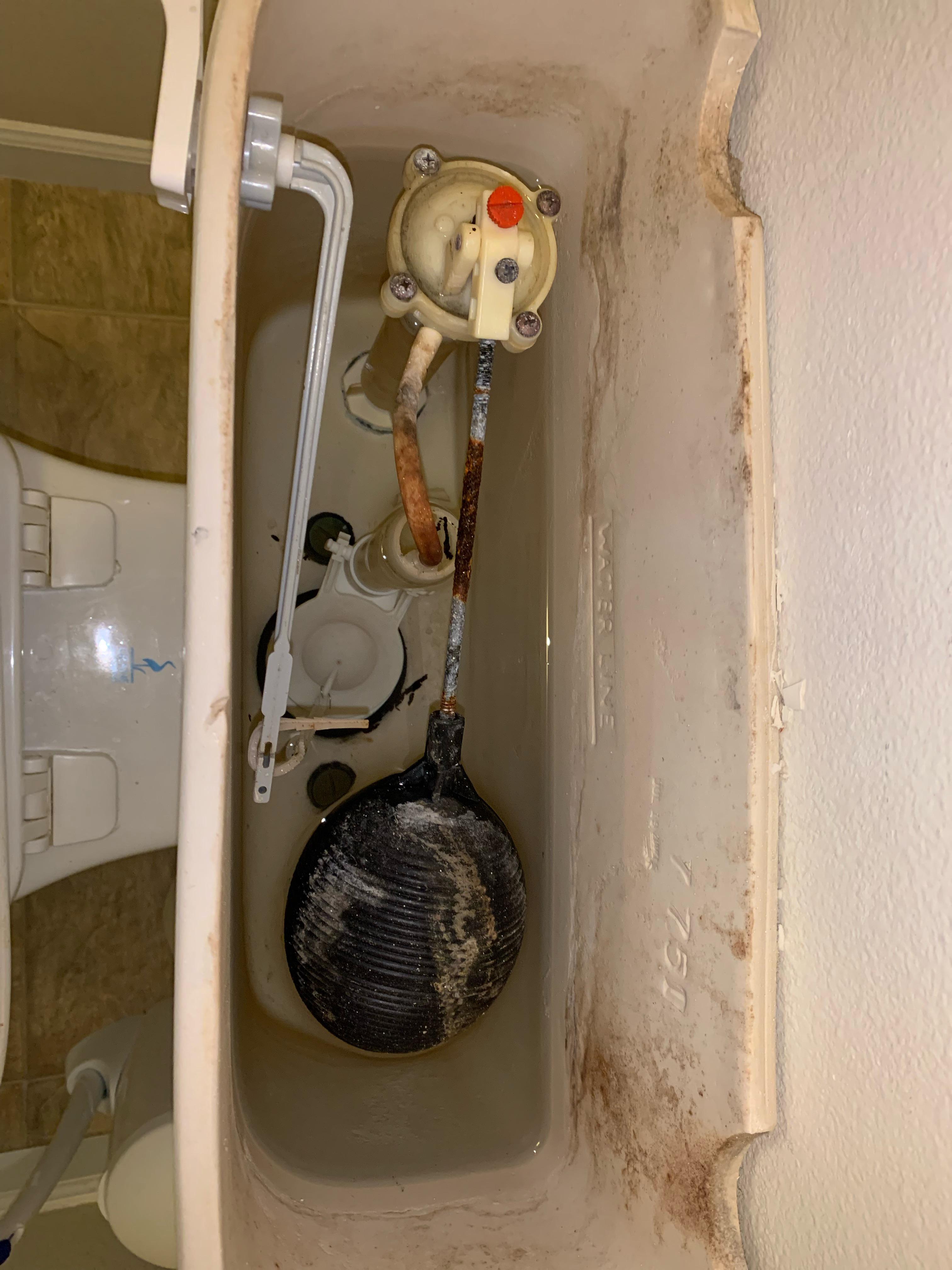 Old crusty toilet needs innards redone. Getting overwhelmed with all of