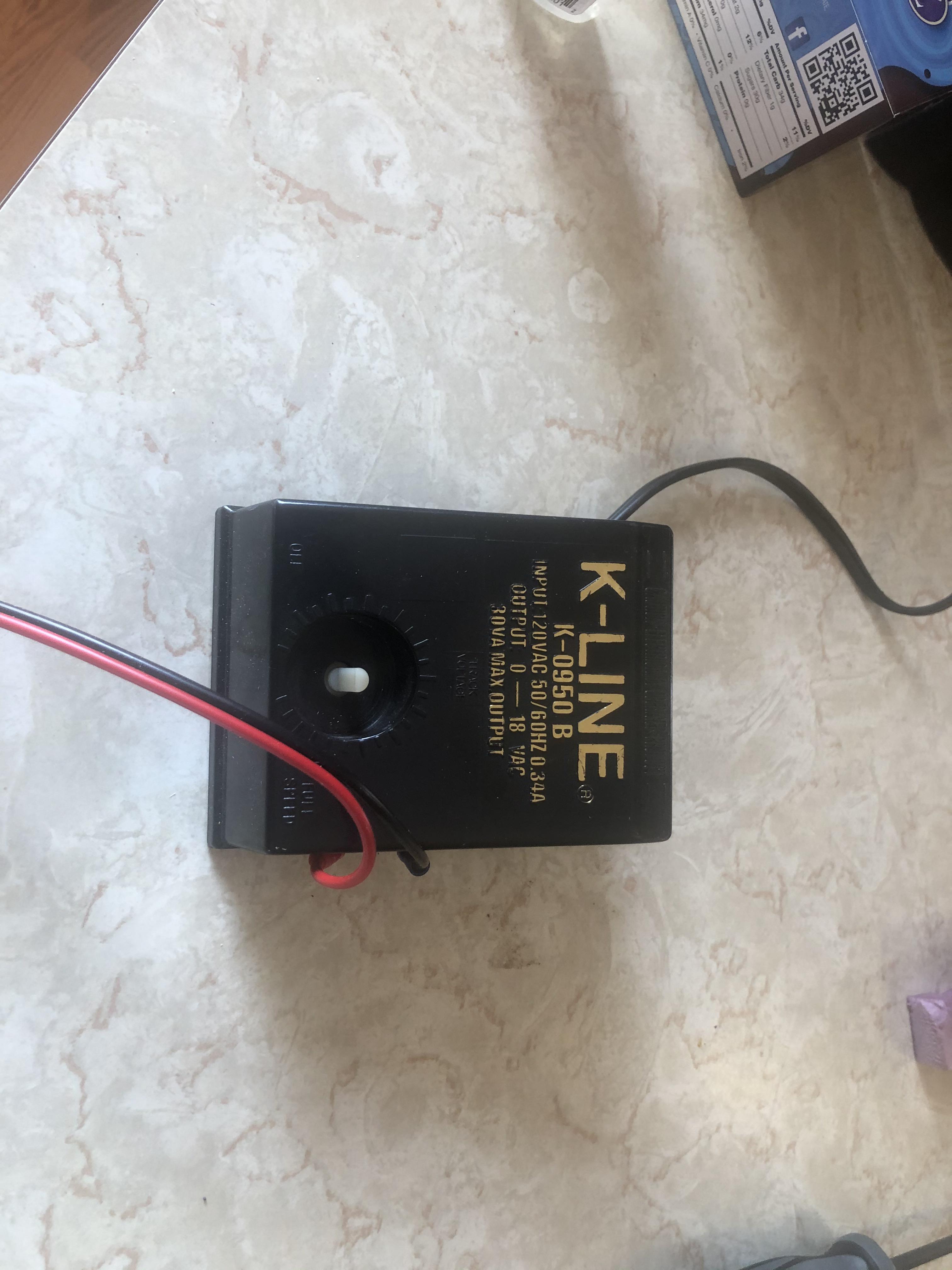 KLine transformer, my foam cutter power source r/modeltrains