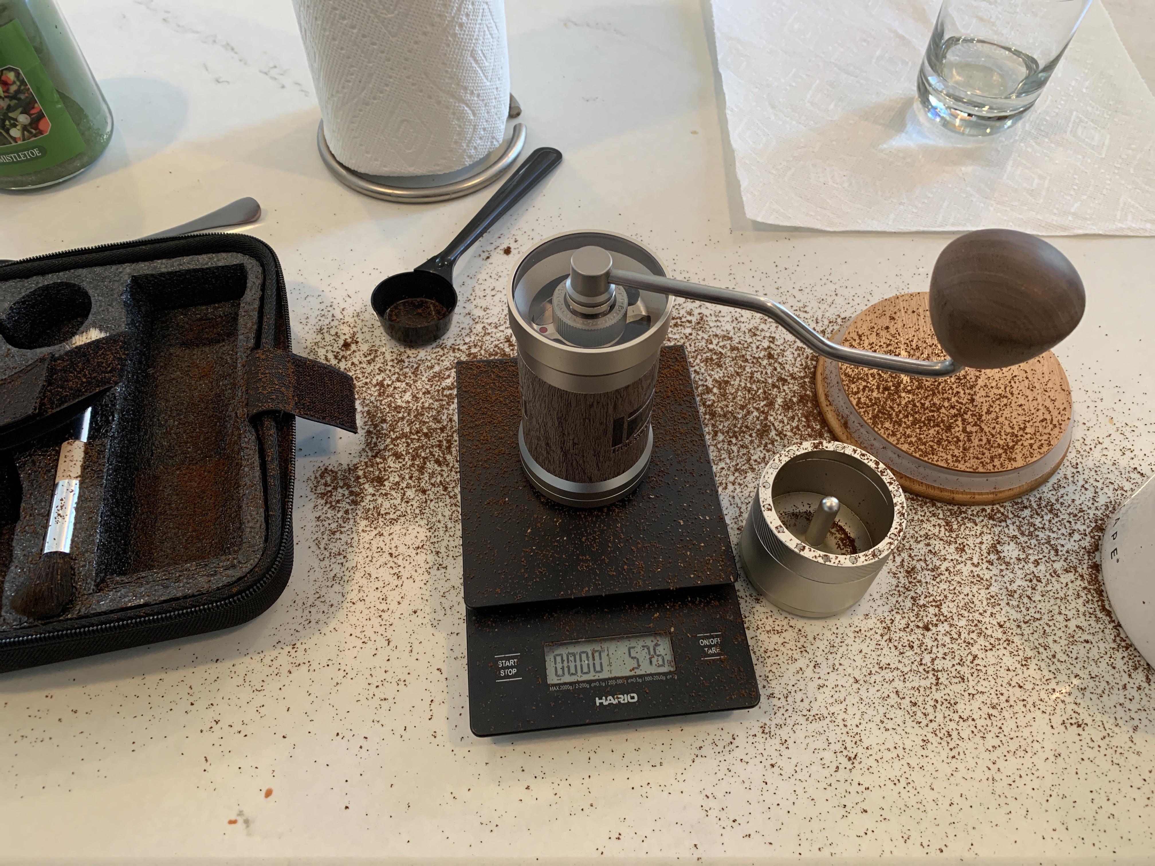 “Wow I’m really going for it this time. Why does my grinder feel so